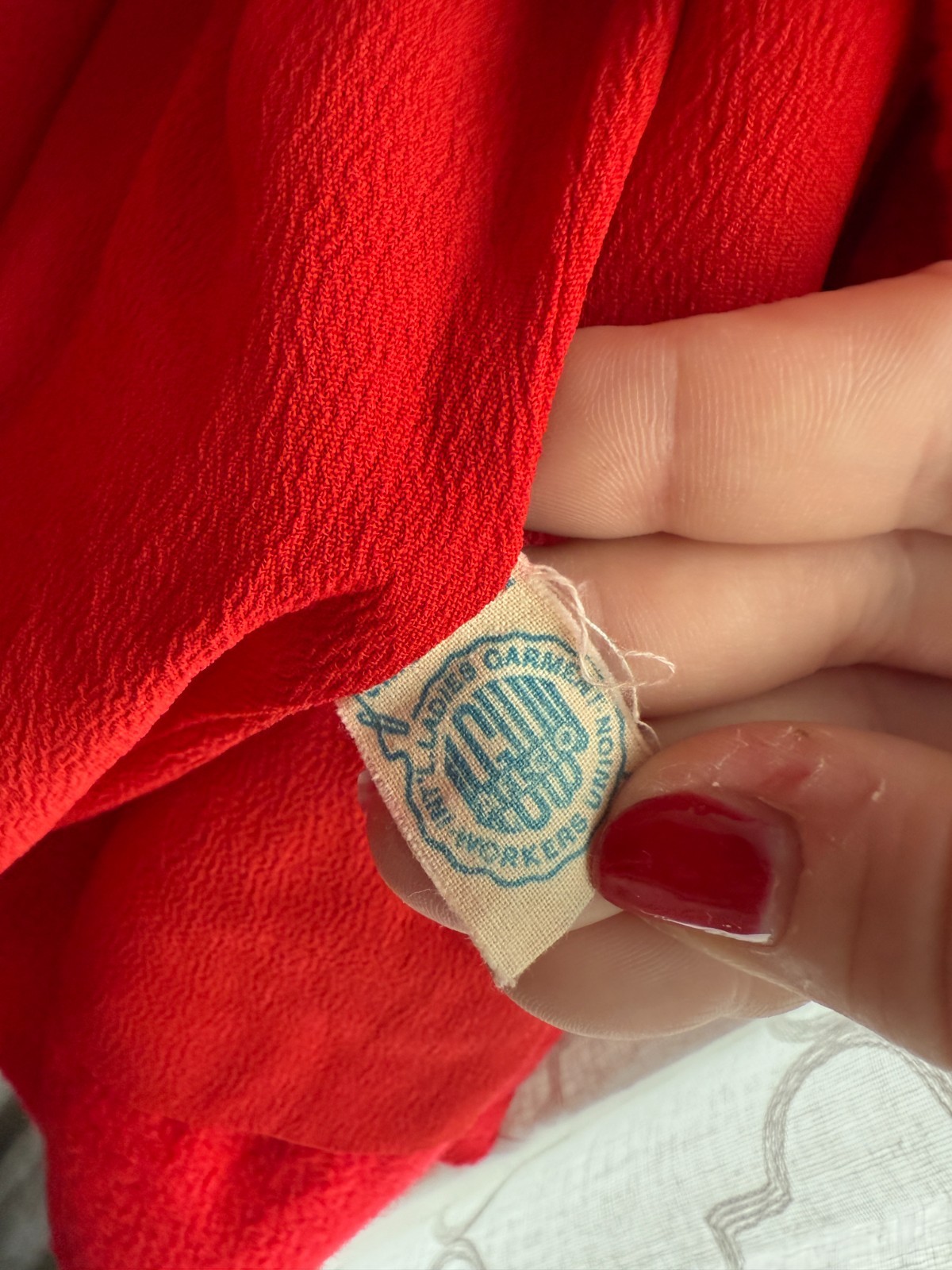 Vintage Red Bolero Blazer Jacket -1950s / Original Tags