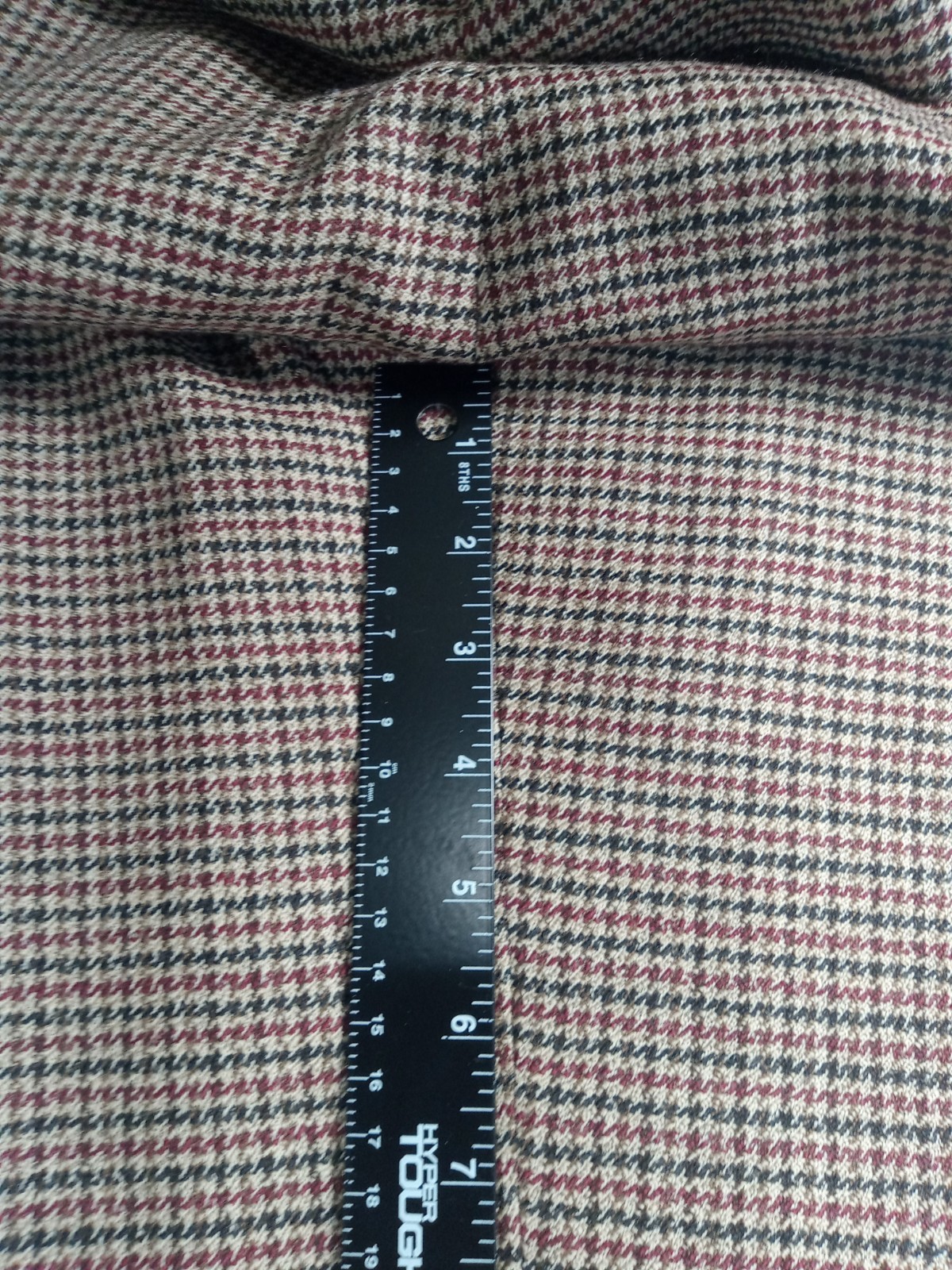 Vintage Rena Rowan Plaid Wool Skirt Size 14 Dark Academia 90s Tweed 32W X 30L