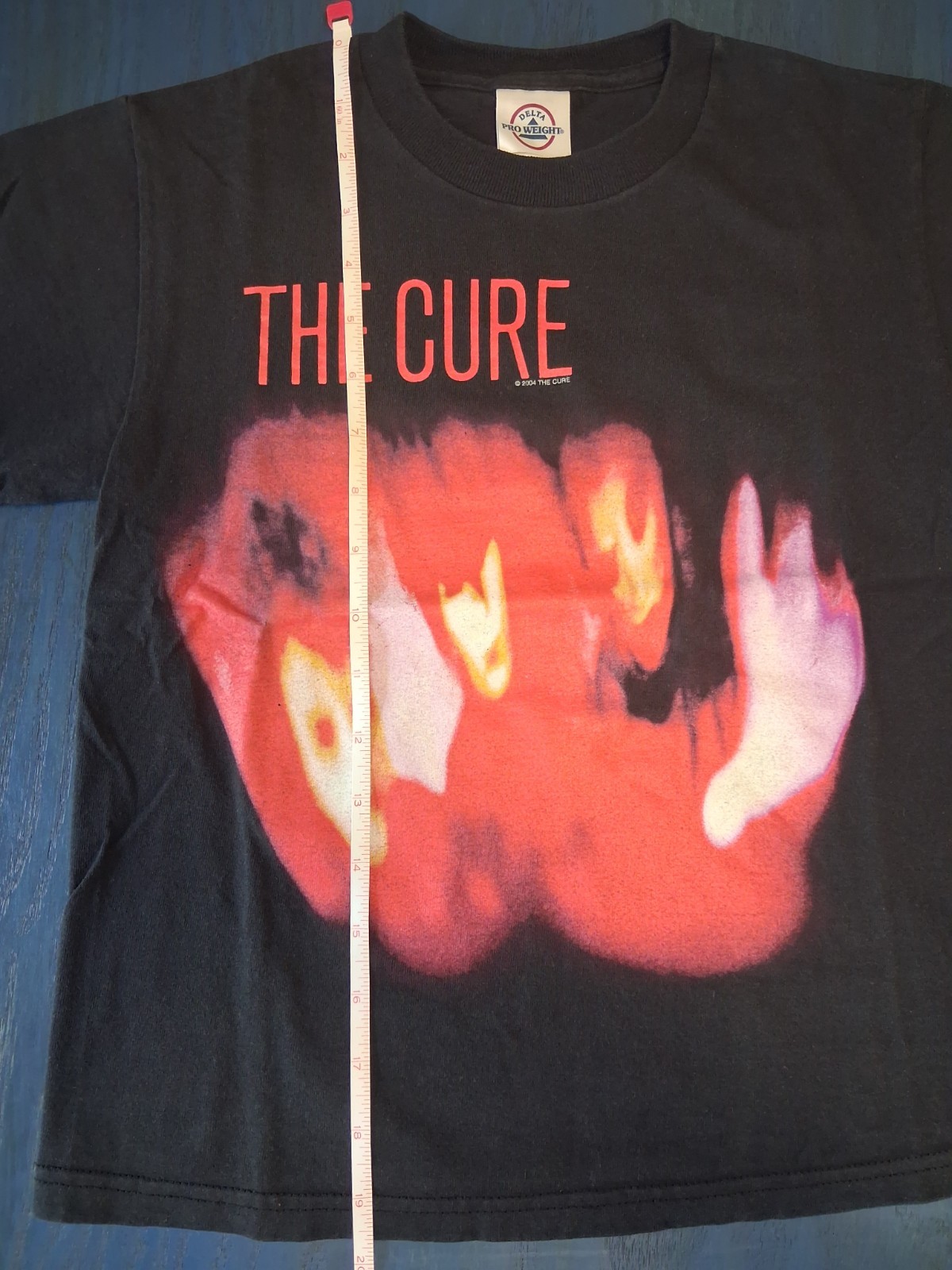 Vintage 2004 The Cure Pornography T Shirt Delta Youth M Women Jrs XXS XS Goth