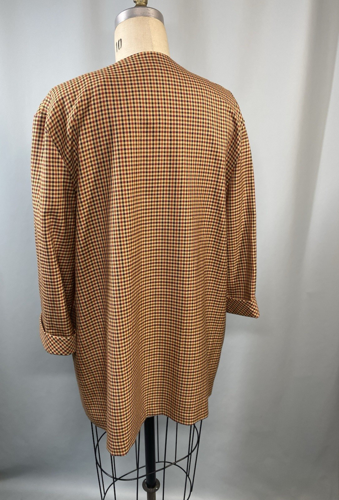 80s 90s Women’s Vintage Jacket Vest SIZE XL EXTRA LARGE 16 DRESS SAVVY brown