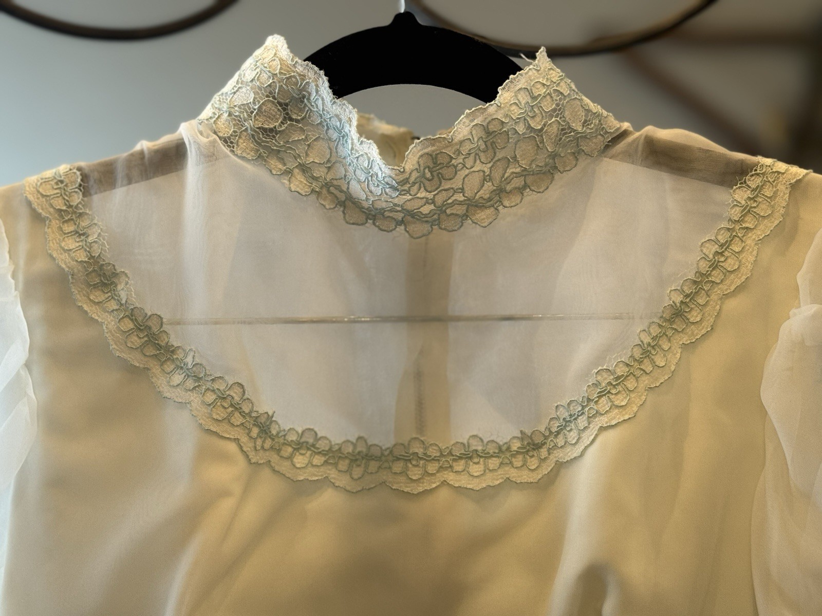 Romantic Bohemian Handmade Vintage Wedding Dress
