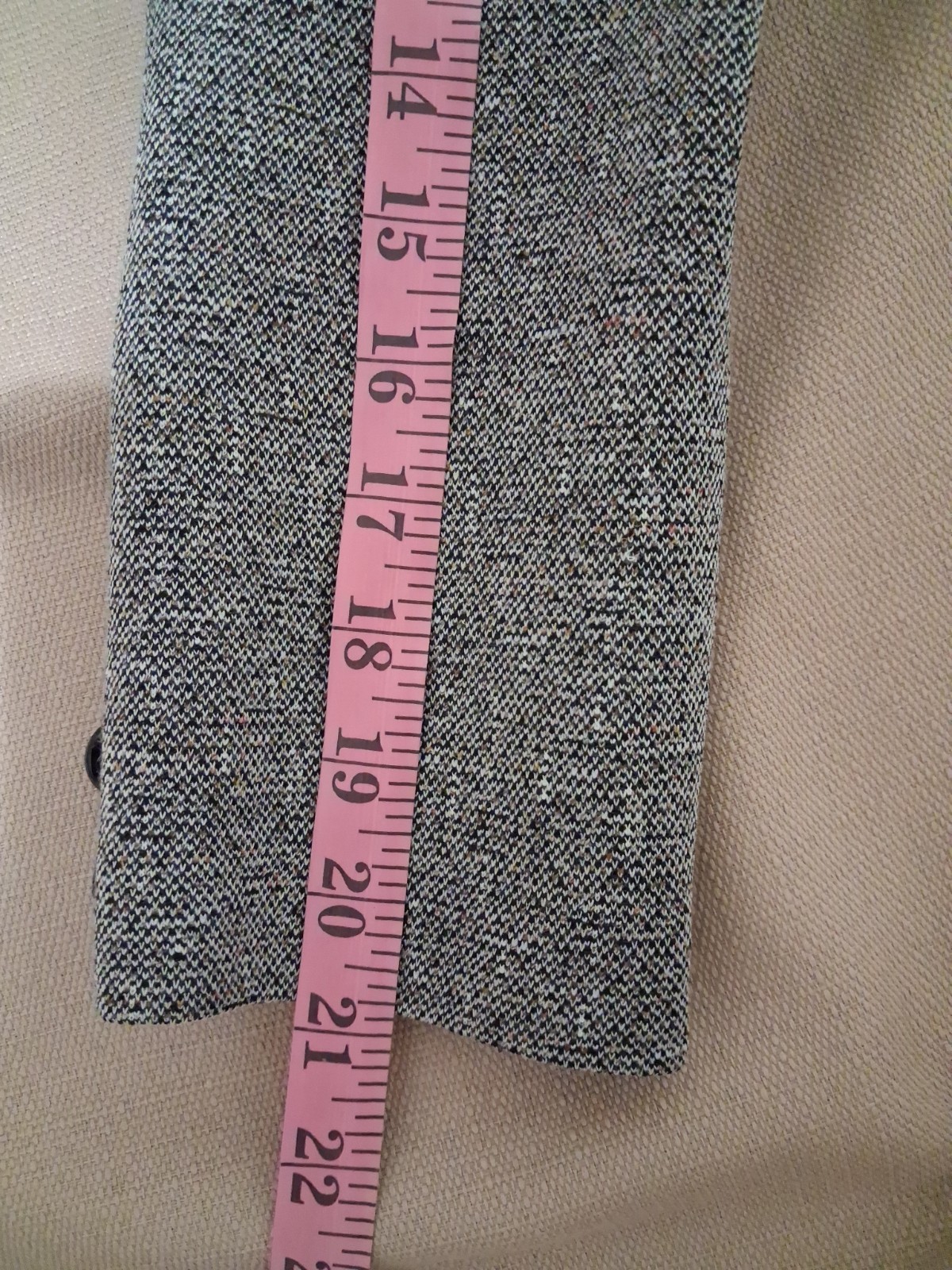 Bodin Knits Vintage Gray Tweed No Wrinkle 1970s Gray Tweed Suit Jacket
