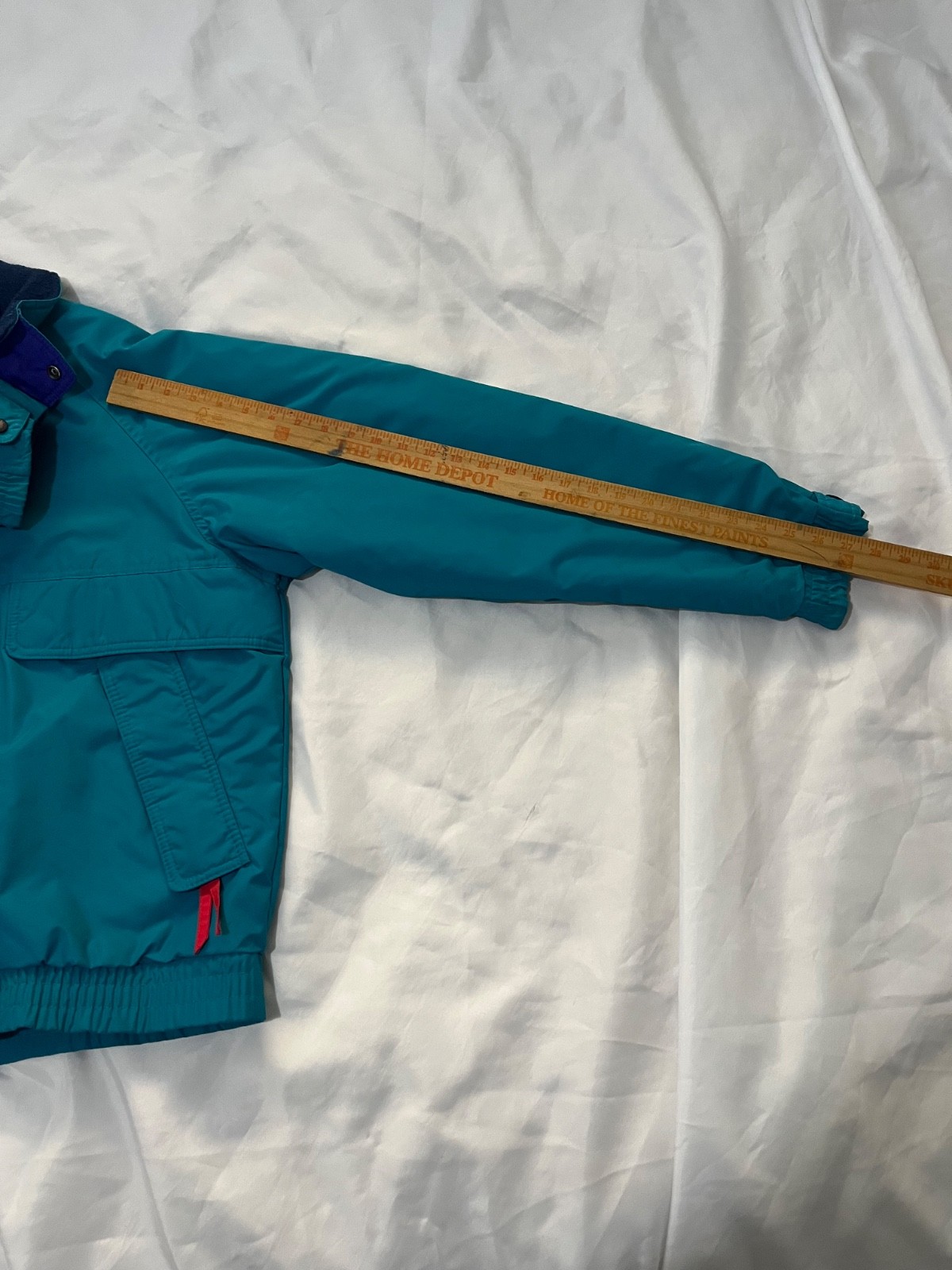 Vtg Osh Kosh Jacket Womens M Blue Fleece Lined Windbreaker Workwear 90s Y2K