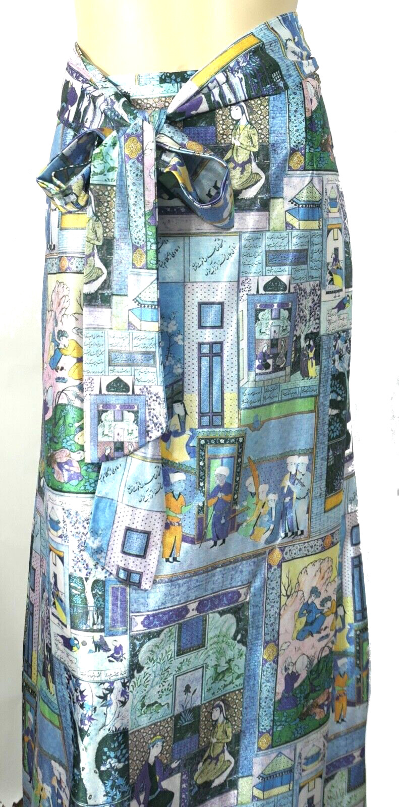 Vintage Handmade diy Maxi Skirt Circa 60s 70s A Line Pencil L 45 long