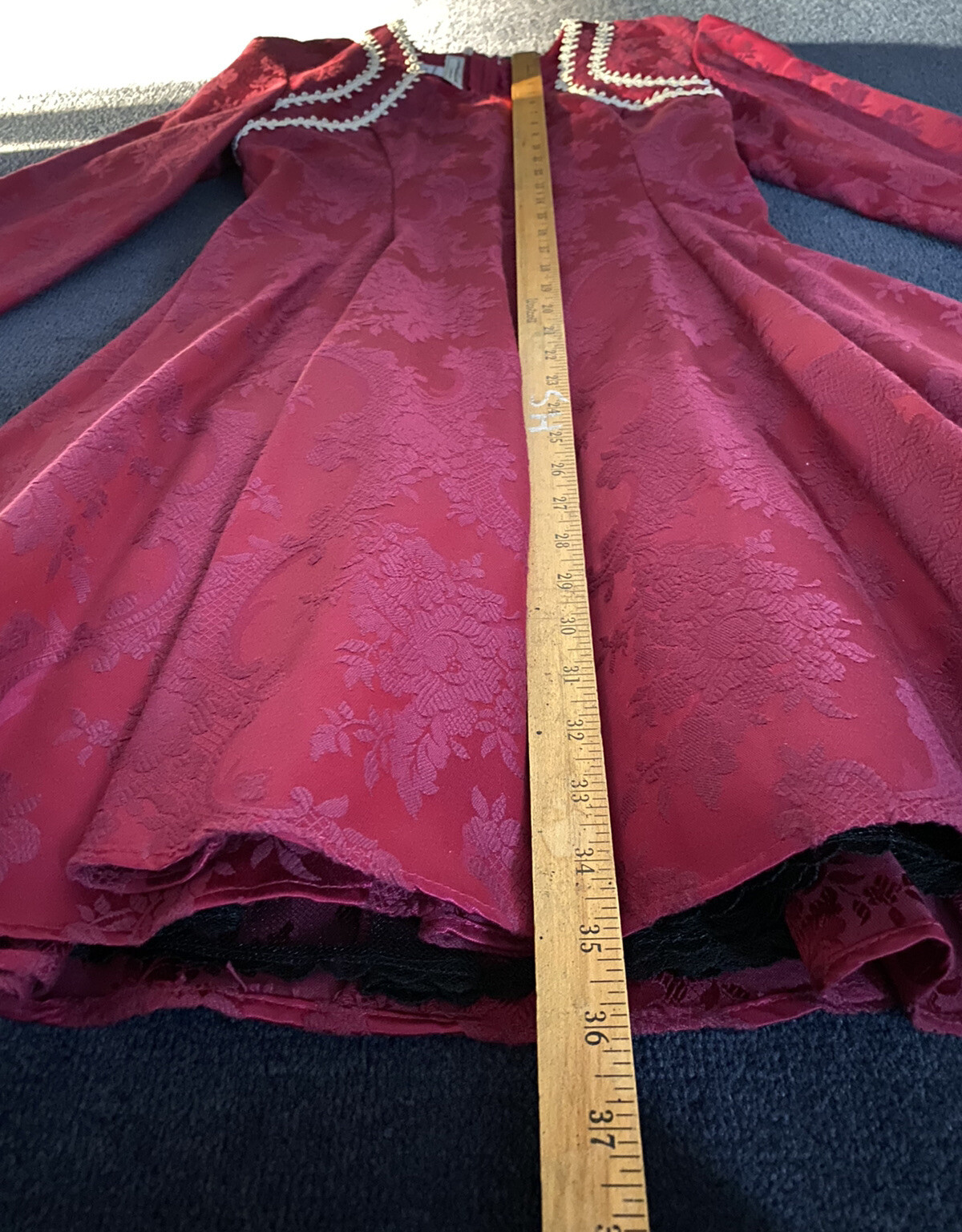 Vintage 90s Jessica McClintock Gunne Sax Prom Dress Vampy Whimsigoth Grunge Y2K