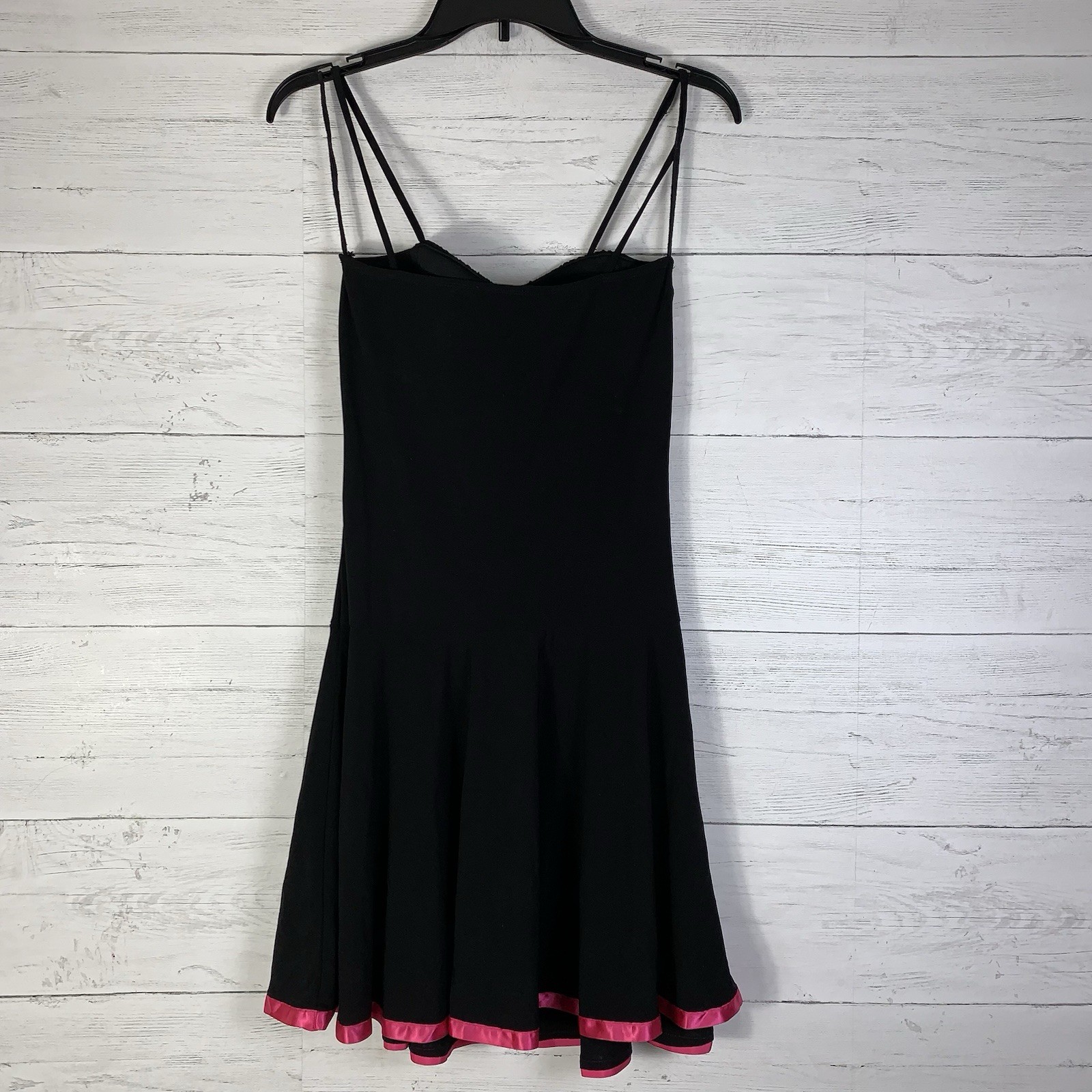 Vtg 90s/Y2K Taboo Dance Formal Stretch Bodycon Ruched fit&flare Mini Dress