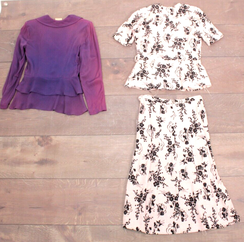 VTG Lot of 18 40s 50s AS IS Suits & Blazers Assorted Sizes & Colors 1940s 1950s