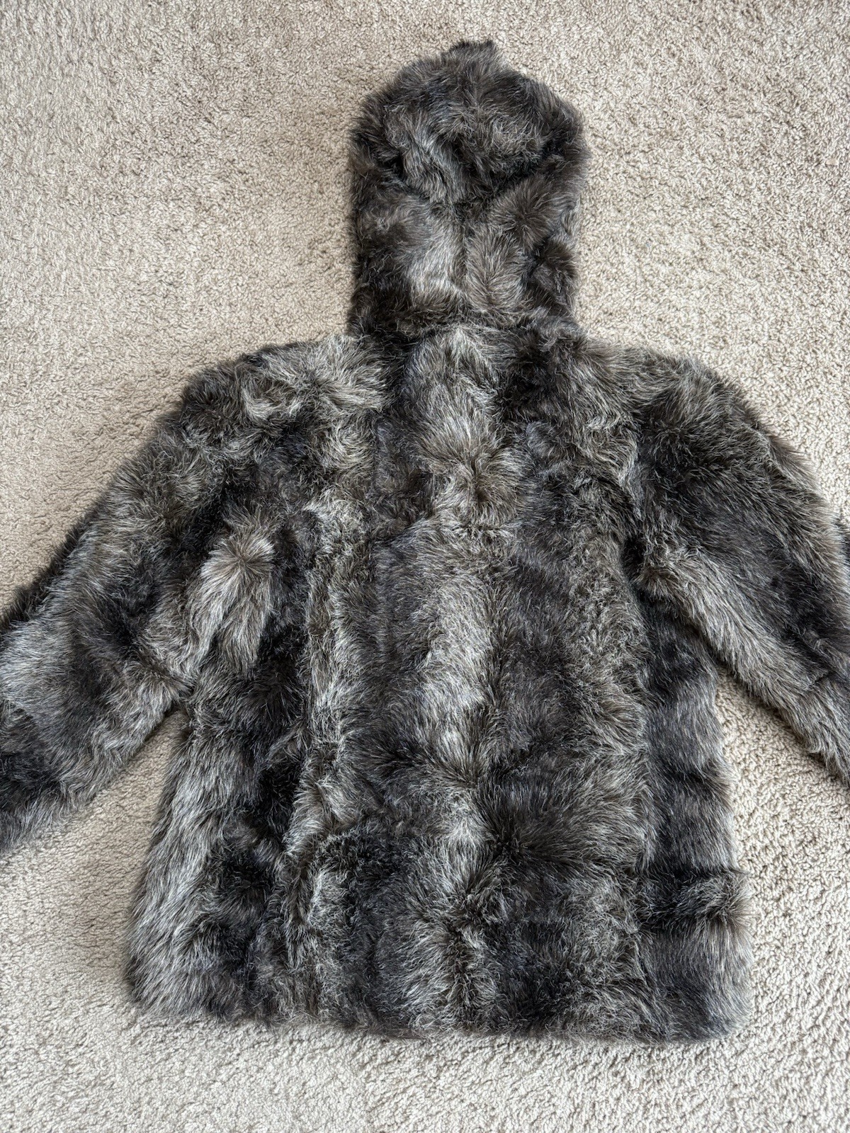 Vintage Russel Taylor Brown Union Made Faux Fur Vintage High End Medium 1960s