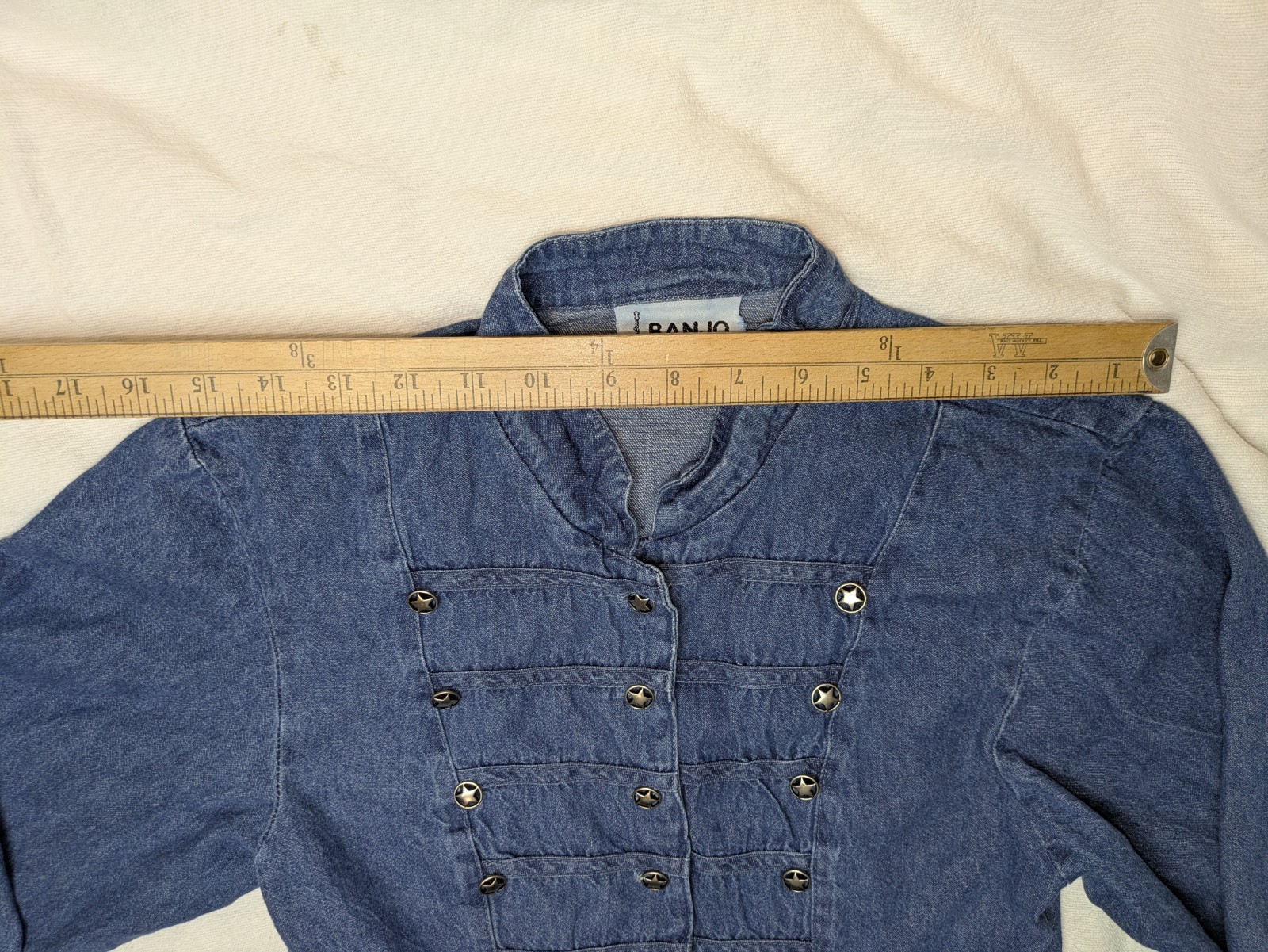 Vintage BANJO Western Shirt Long Sleeve Women’s Size Small Texas Star Buttons
