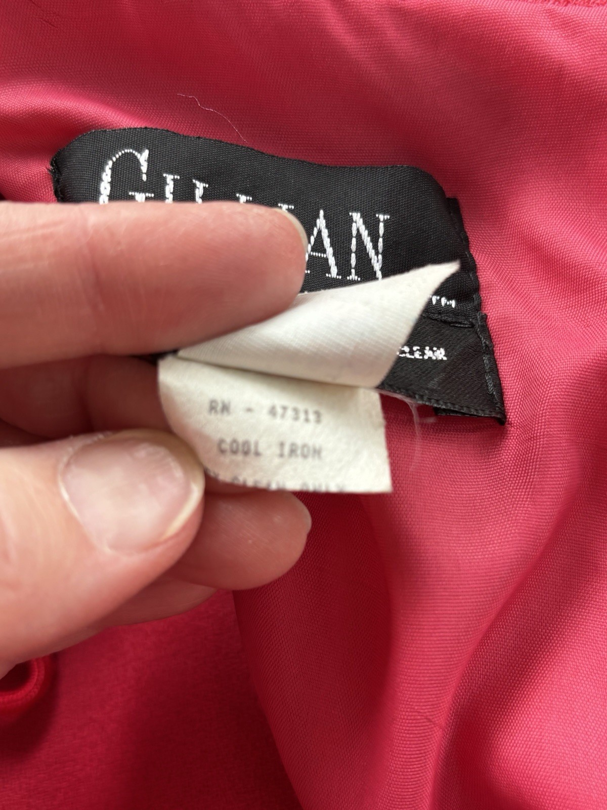 VTG 80s Dress Peplum 80s Career Cocktail Small Sz 4 Pink Wool Union 34x30x34″