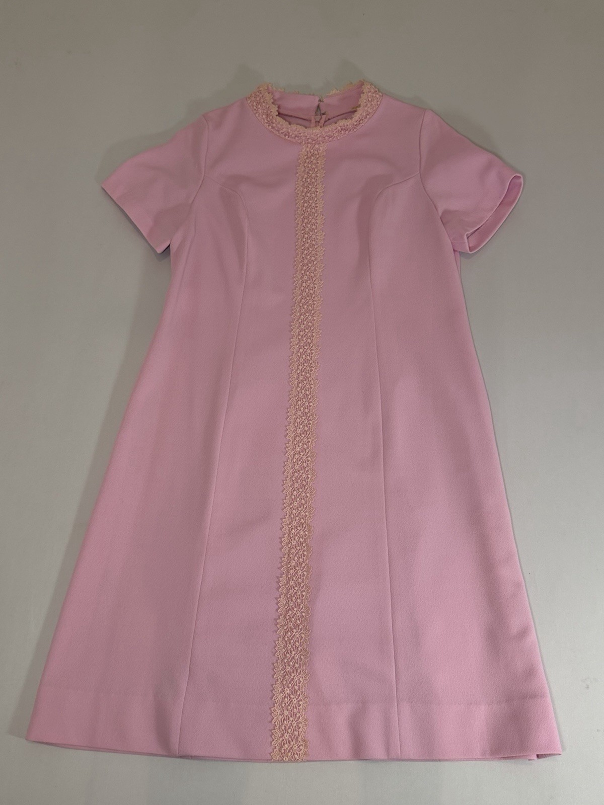 Vintage 1960s Alfred Werber Pink Coat Dress Set No Size Tag