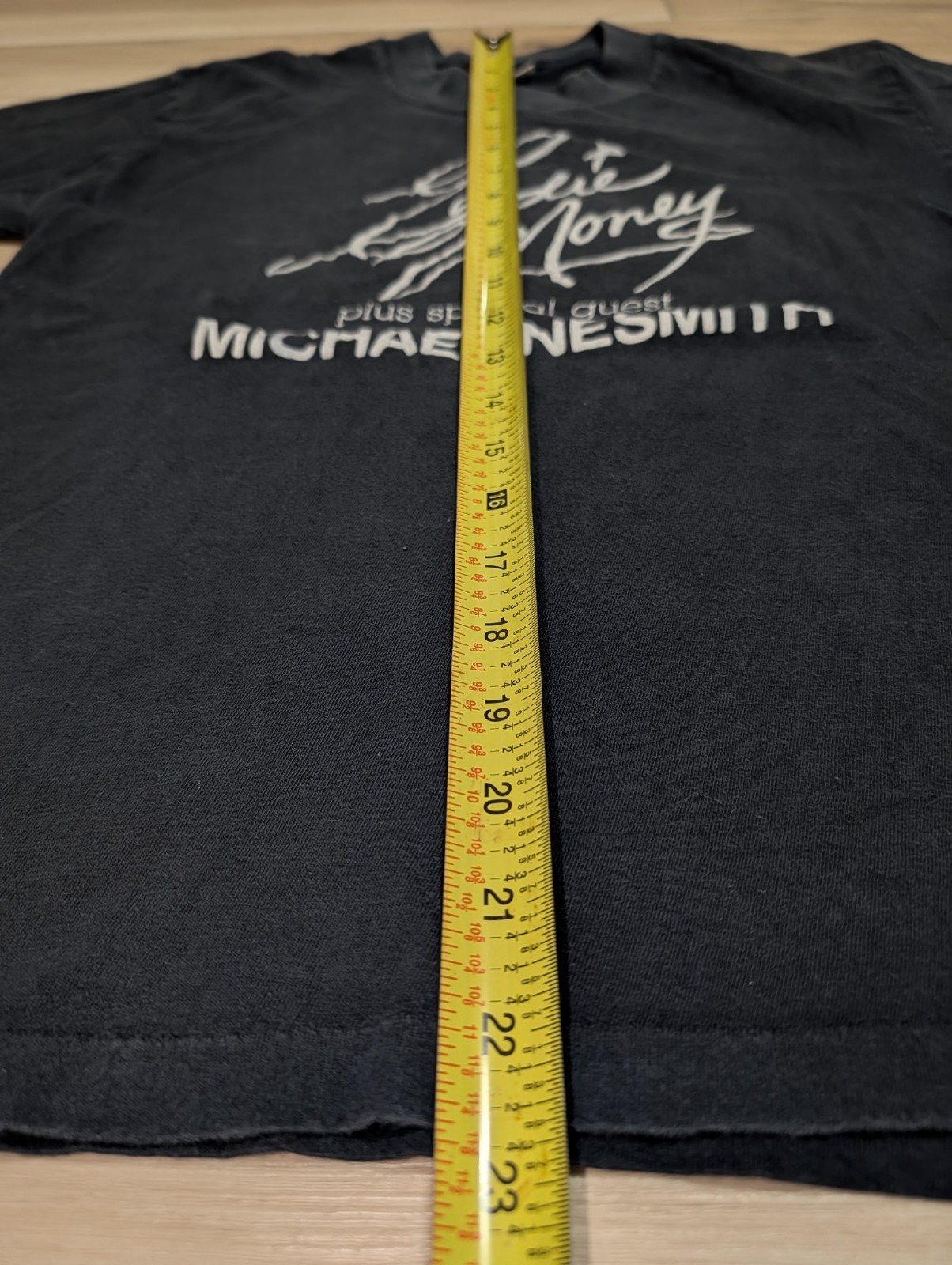 True Vintage 1979 Eddie Money Michael Nesmith Double Sided Black Tee Medium
