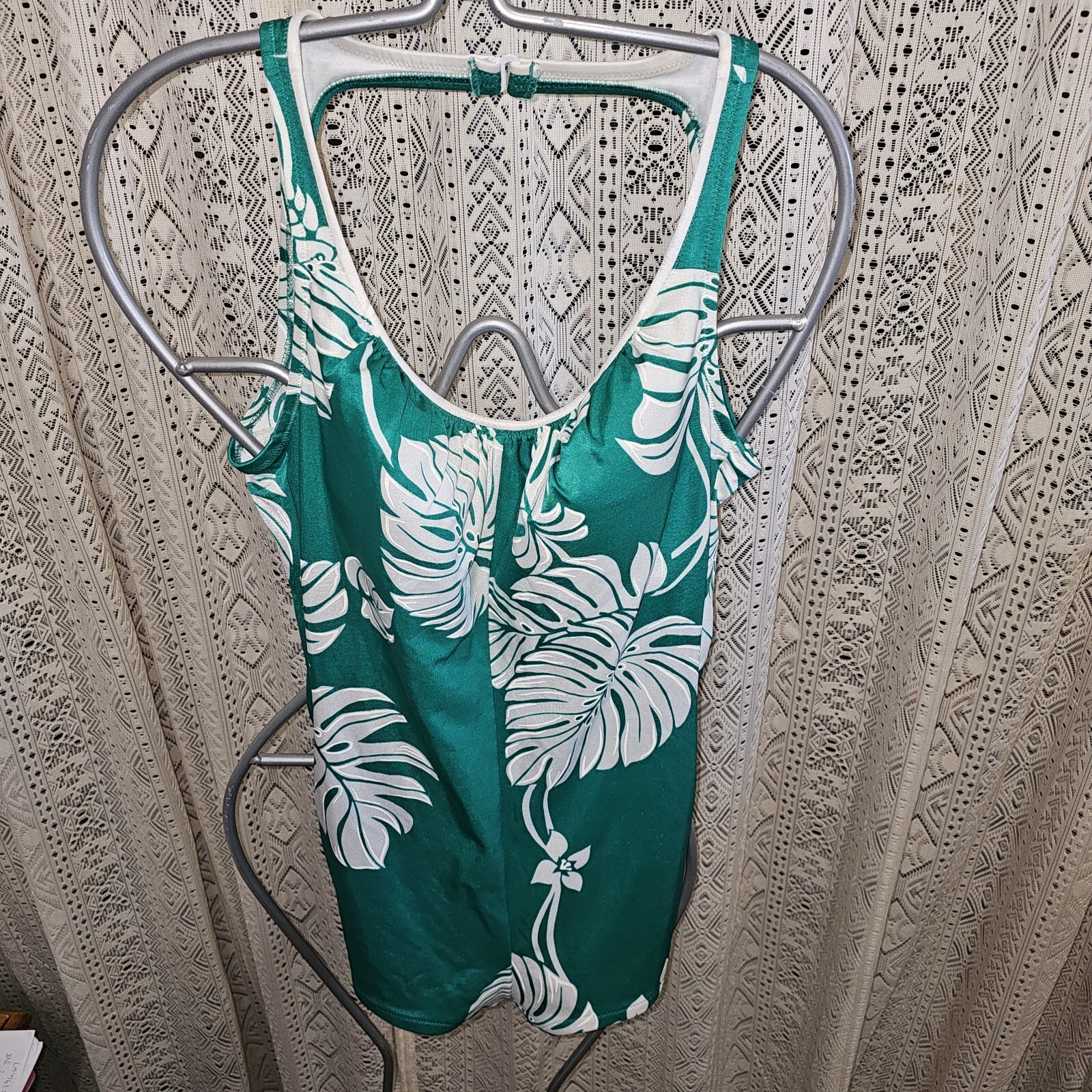 Vintage DeWeese Design 60s/70s One-piece Sta-Cup Bra Swimsuit Sz 18/20 (READ)