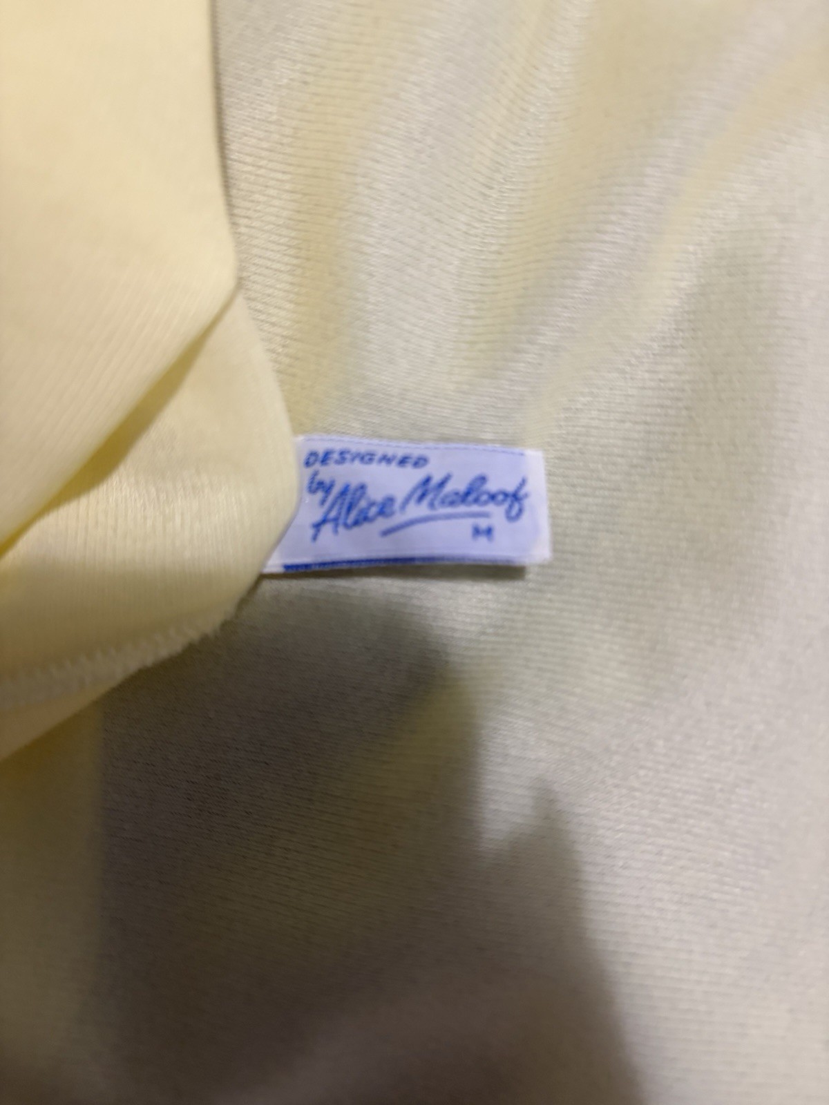 Vintage Alice Maloof Nightgown with Lace Detail Size Medium