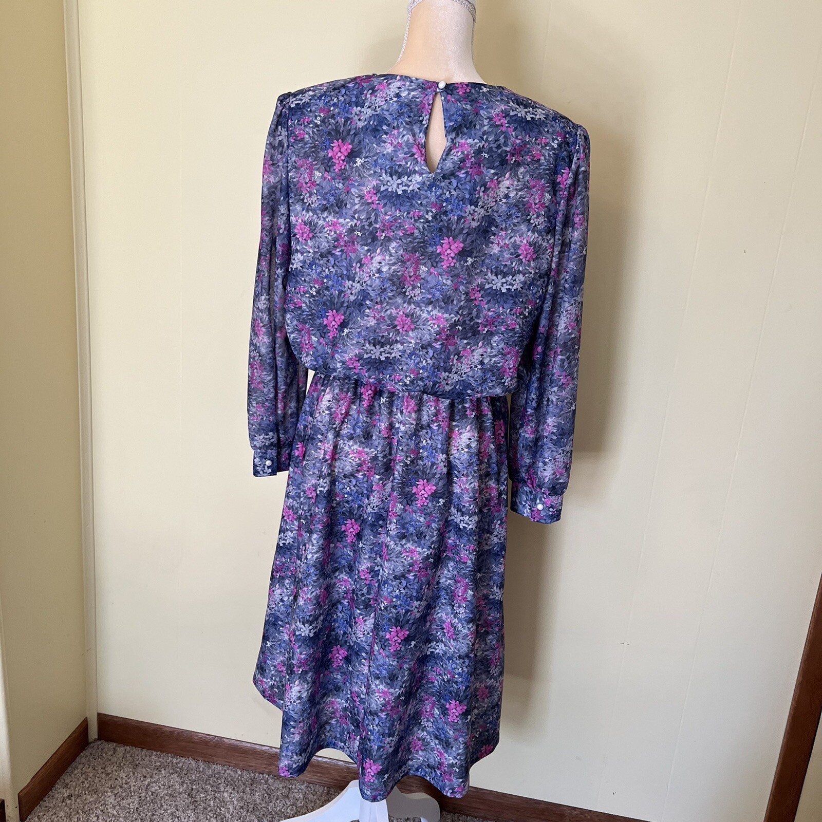 Sue Sherry vintage Union Made 80’s dress, size Medium 16