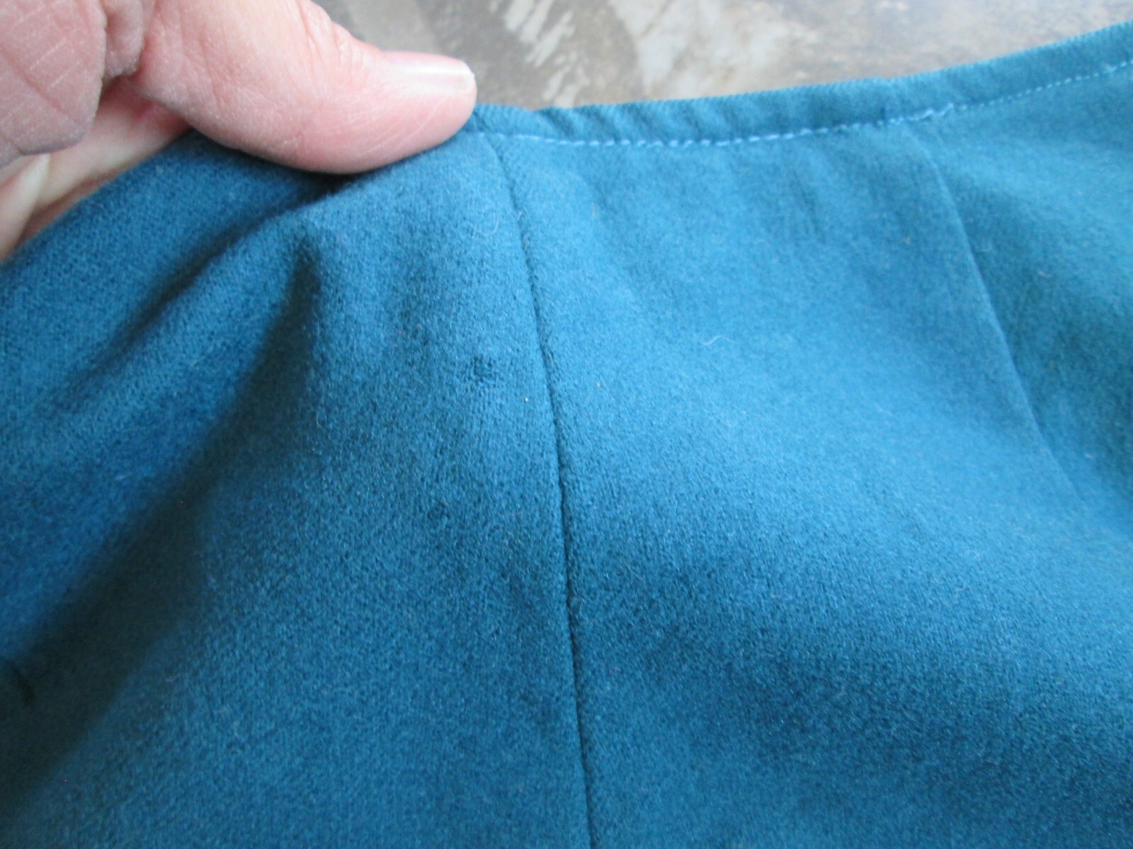 Vintage Young Pendleton Wool Pants 15-16 32×28 High Rise Virgin Wool Teal Blue