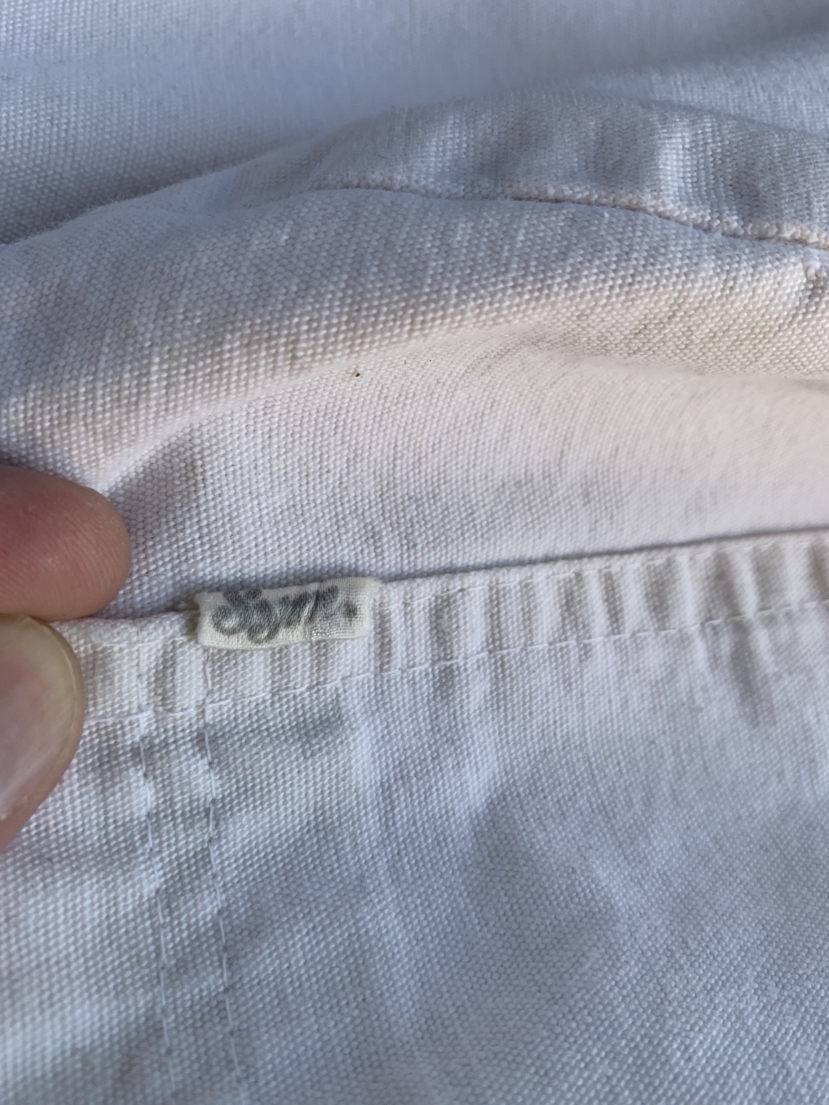 vintage 1970s Paris SYM français Wide Flare Leg cotton Twill Pants 30 x 30