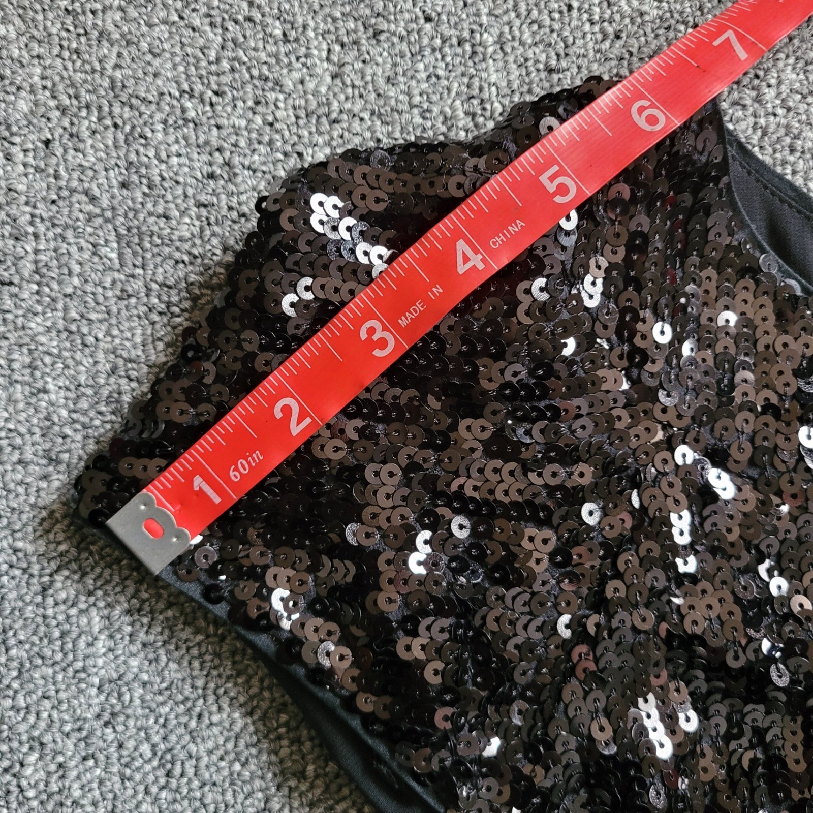 Vintage y2k Banana Republic black sequin cocktail shift dress 100% silk glam