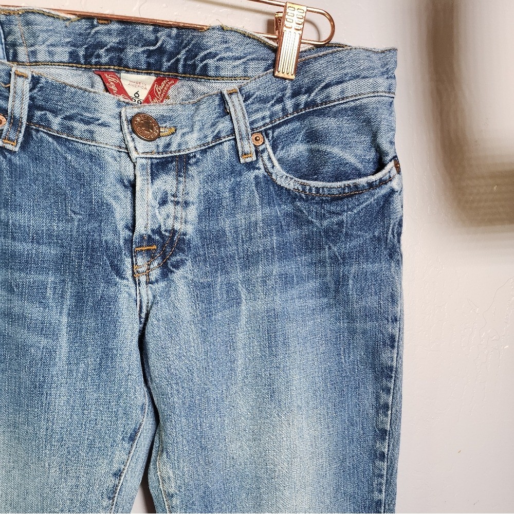 Vintage Lucky Brand Fleur Dream Bohemian Bootcut Jeans Size 6/28