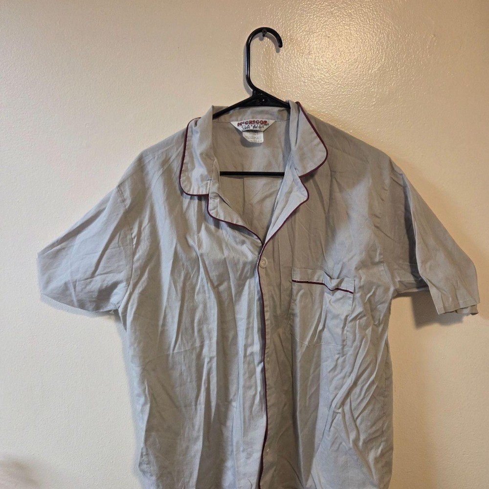 Vintage McGregor Classics short-sleeve pajama shirt.