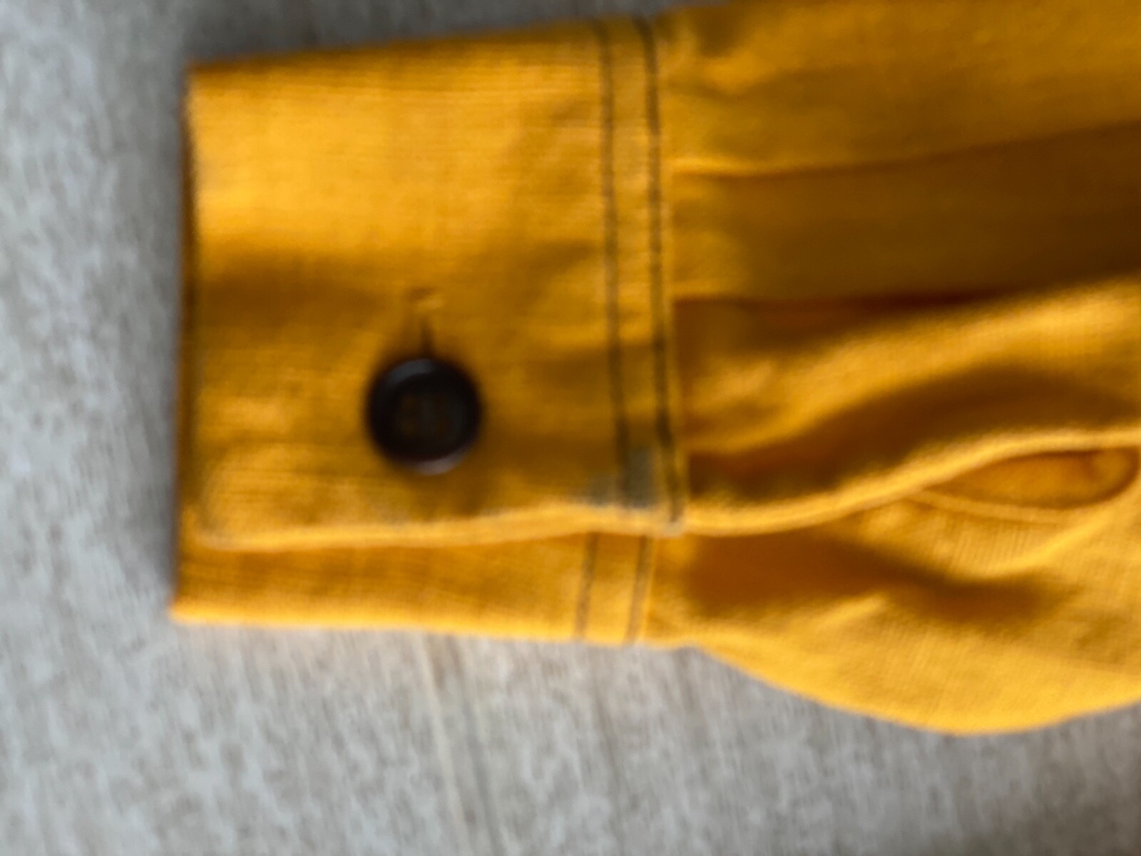 Vintage 70s The Art Shirt Dress Size 11-12 Yellow Long Sleeve