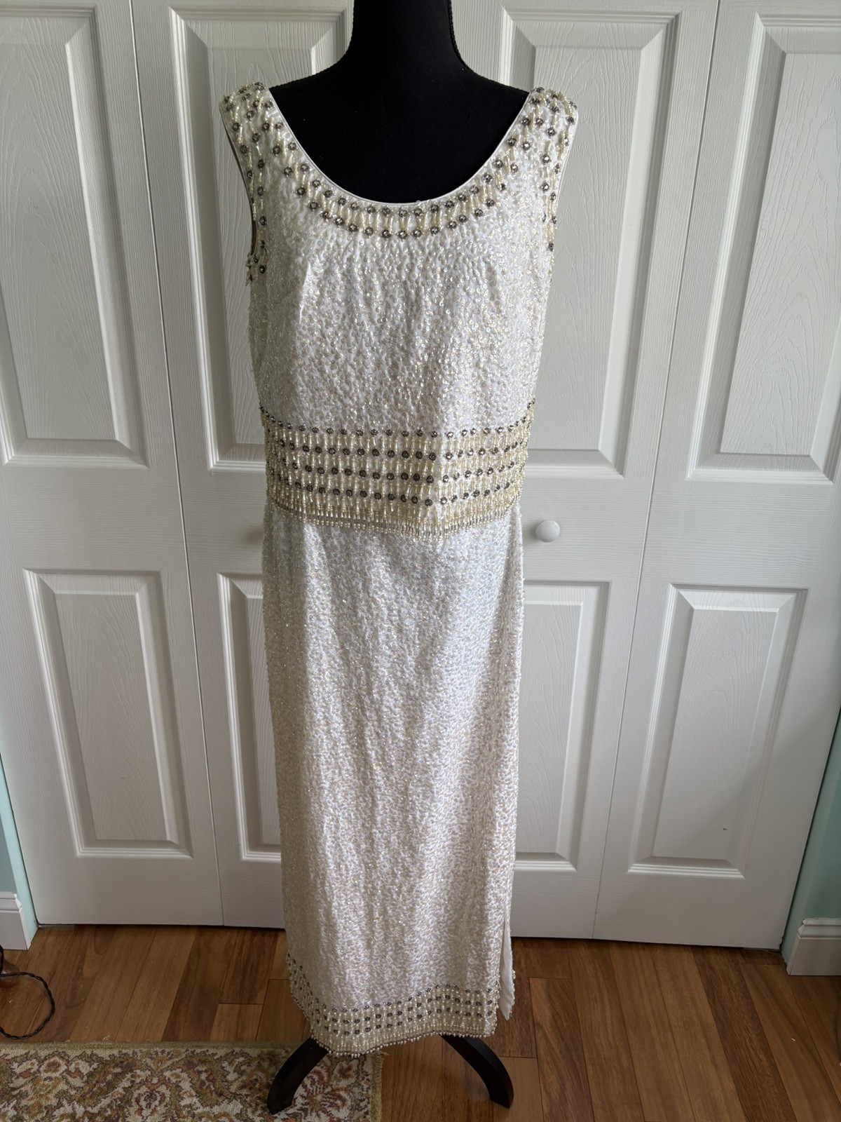 Vintage1960 made in Hong Kong 2pcs. Beaded Formal Dress. by Thayer Sophistices