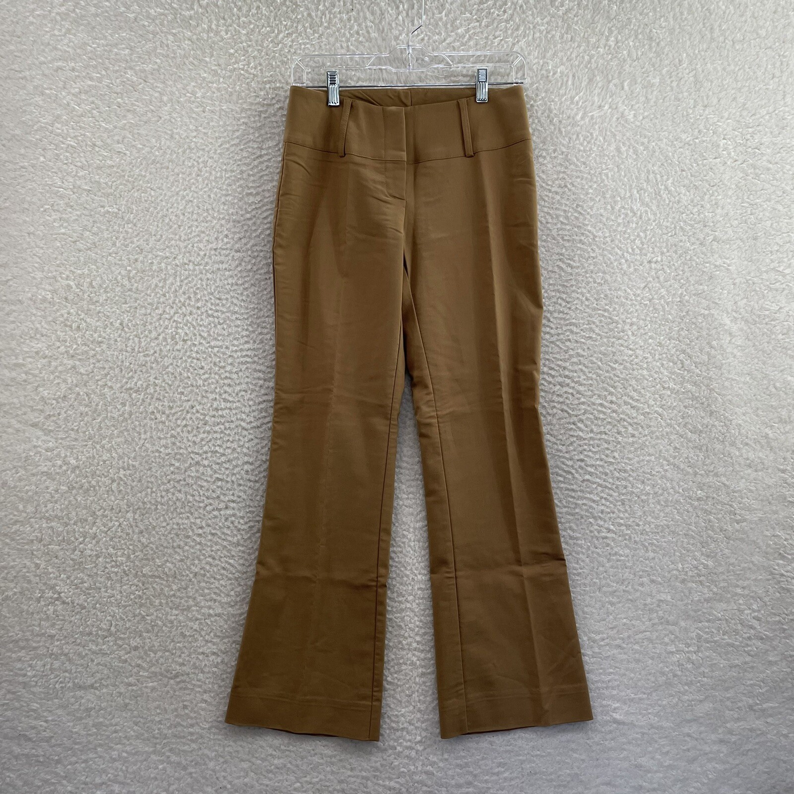 90s Vintage Dress Pants 4 6 Petite Short Tan Khaki Low Rise Corpcore Trousers