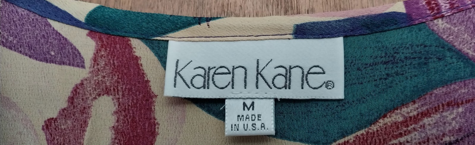 Gorgeous Vintage Colorful Vest,Karen Kane Size M,Excellent Condition