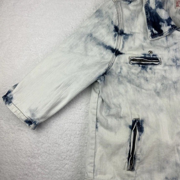 Retro Canyon River Blues Jacket Womens Size XL Stone Wash Casual Denim