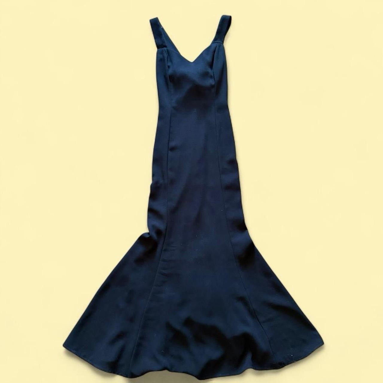 VTG 90s Rampage Evening Gown Dress Black Fit and Flare Size 3 Whimsygoth Prom