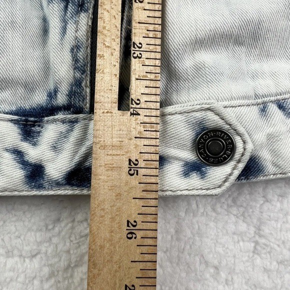 Retro Canyon River Blues Jacket Womens Size XL Stone Wash Casual Denim