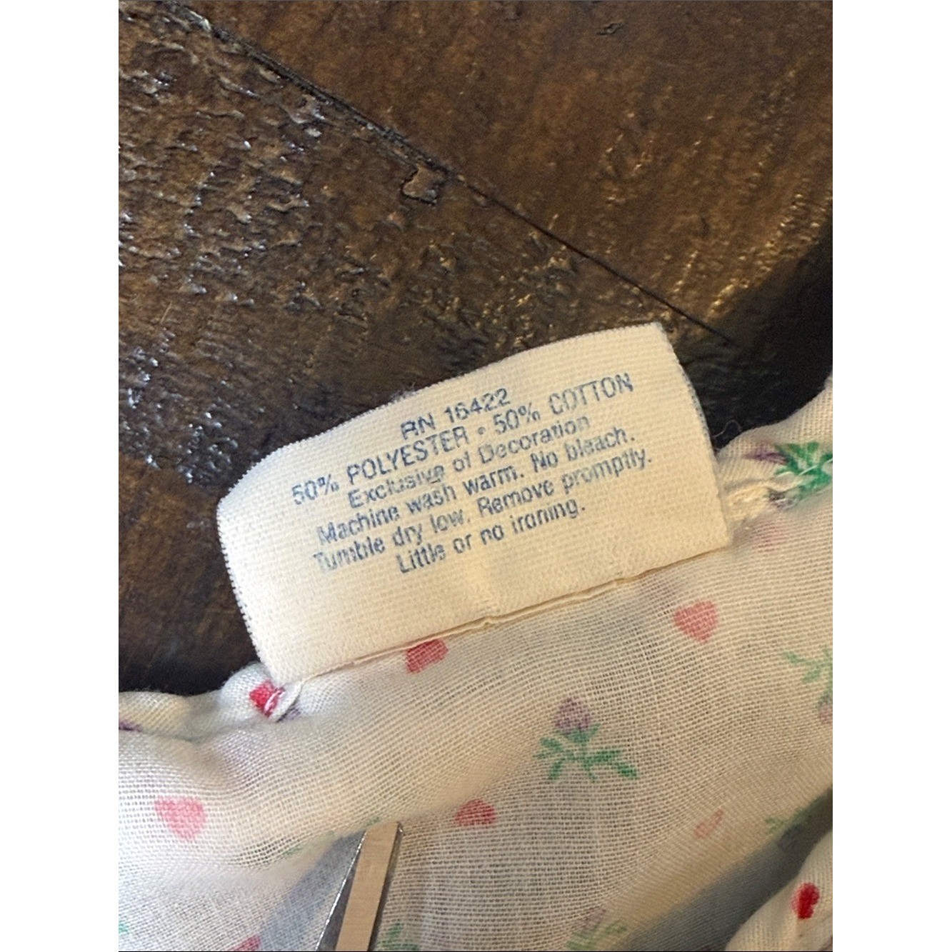 Vintage An Ideal Lady Heart Floral Lace Cottagecore Nightgown XL 1X