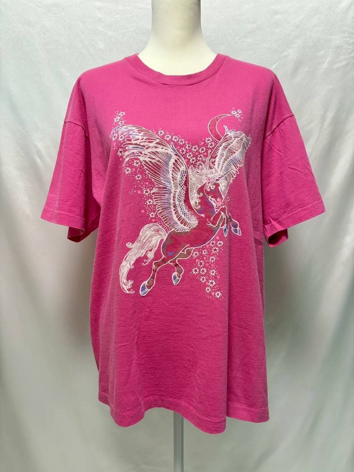 Vintage 1980s Dreamy Pegasus Graphic T shirt USA Size XL