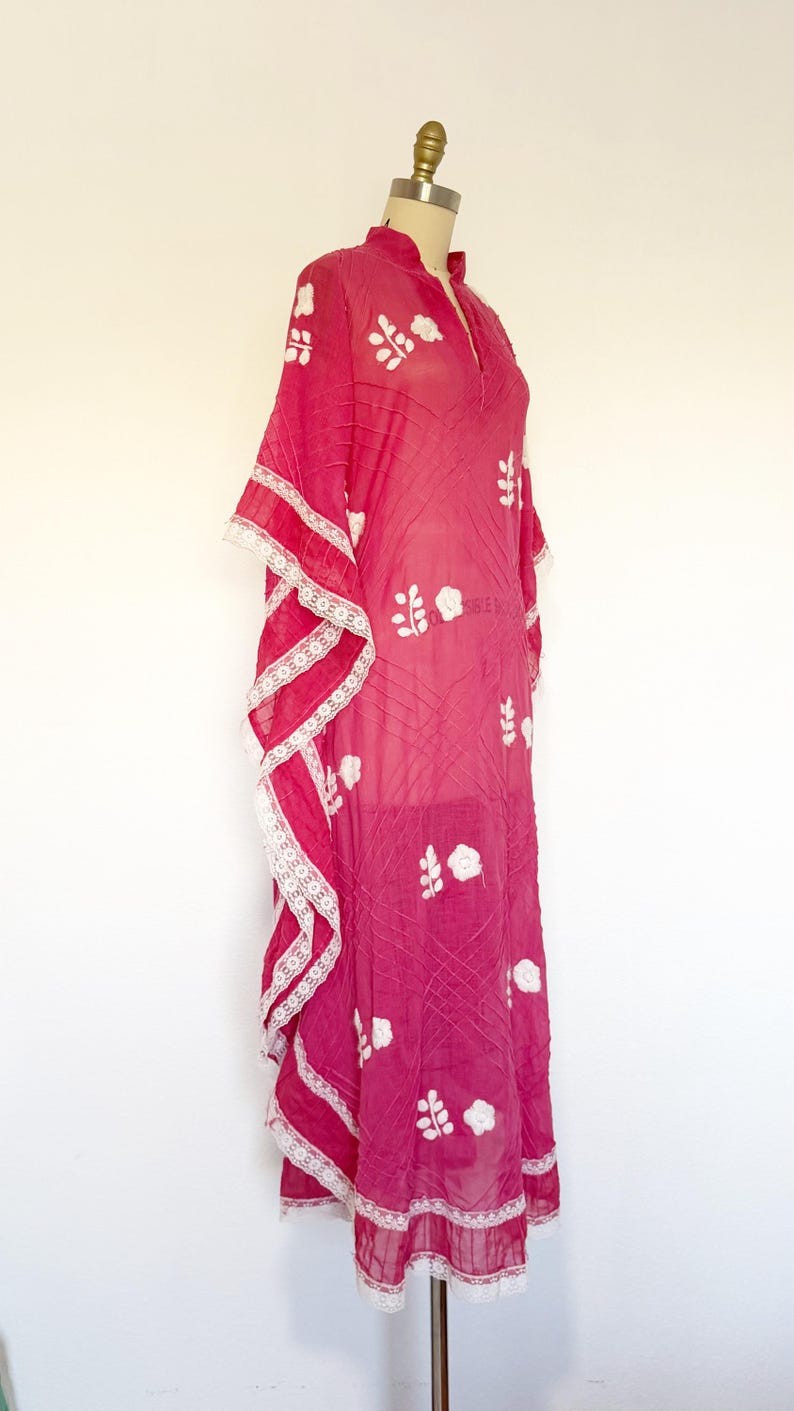 Vintage Caftan / Mexican Caftan / 1970s Caftan / One Size