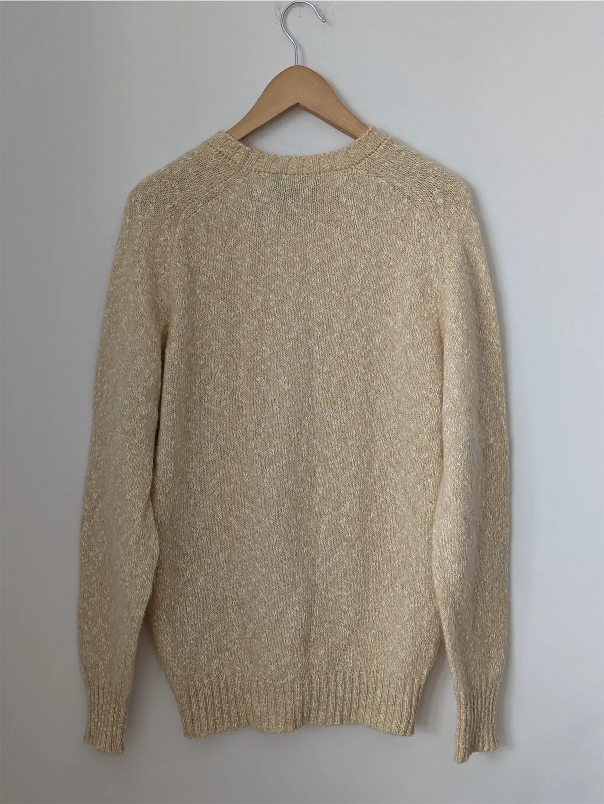 Pringle of Scotland Vintage Wool/Cotton Blend Sweater – Beige, Women’s Size S)