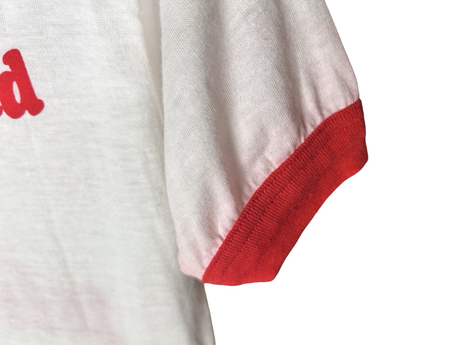 80s Newport Cigarettes Ringer T-Shirt Sz M Red Alive Pleasure Single Stitch READ