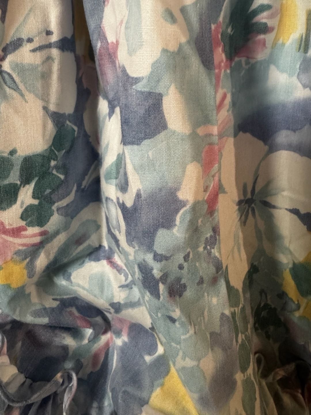Martha’s Miniatures Vintage 80s Pastel Floral Ruffle Lace Dress