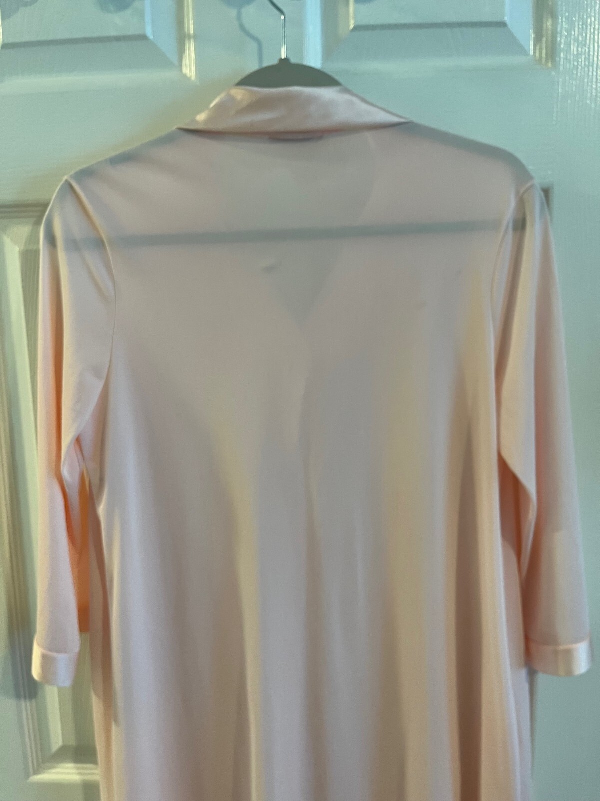 Vanity Fair Blush Pink Nylon Negligee – Size Small – Made in the USA Vintage