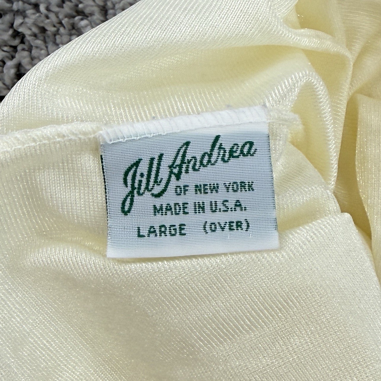 VTG Jill Andrea Nightgown M Cottagecore Prairie Lace Modest Bridal Victorian