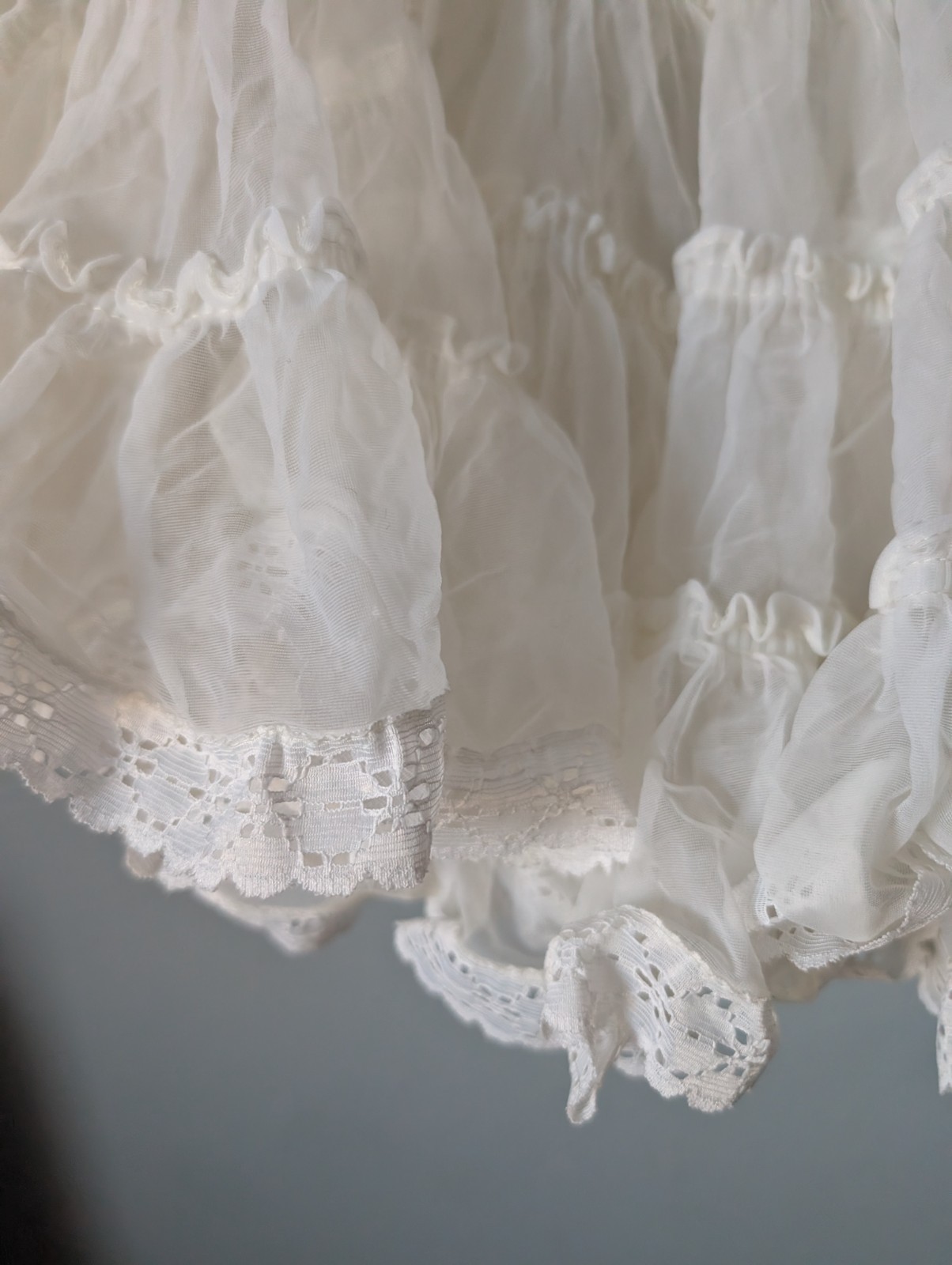 3 Partners Please Malco Modes Extra- 4-Tiers crinoline Square Dance White