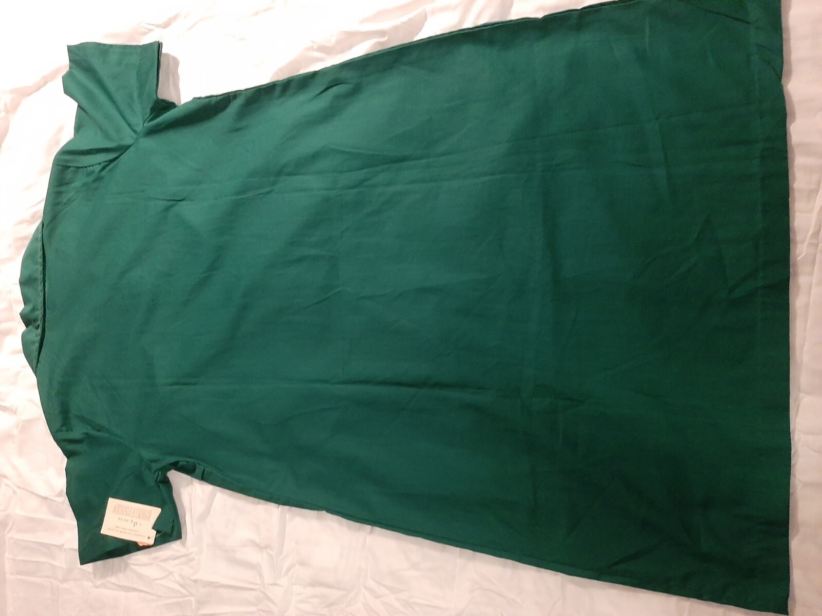 Vintage Retro NWT Sue Sherry Kodel Flower Dress 1960 / 70s Green