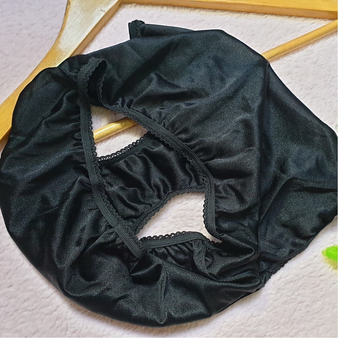 6 Pair Vintage Silky Panties 100% Nylon Sissy Sheer Briefs Size 6-7 Hip 35-39″