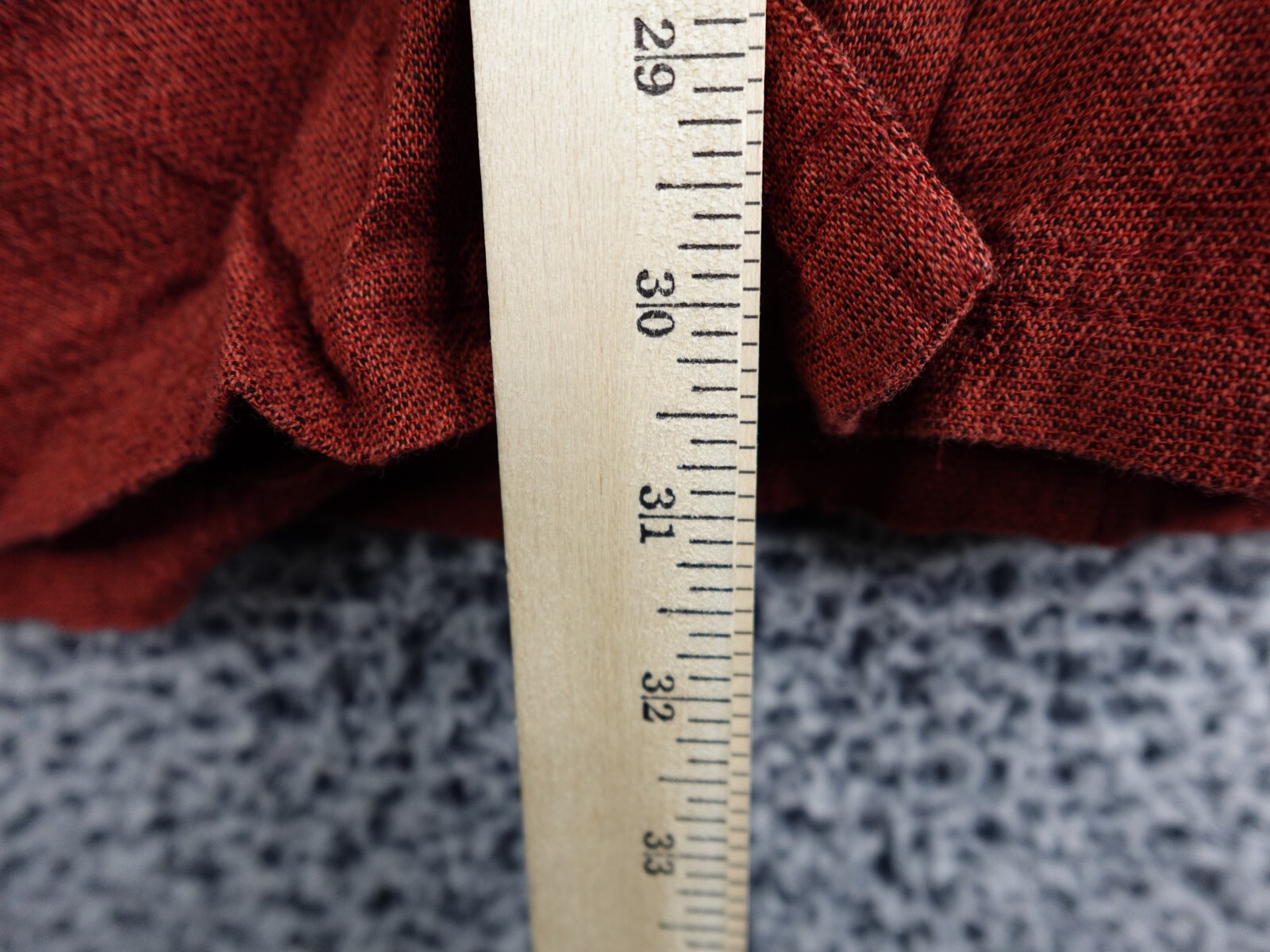 Vintage Timbuktu Station Rust Textured Short Sleeve Shirt Size 3 Made in USA