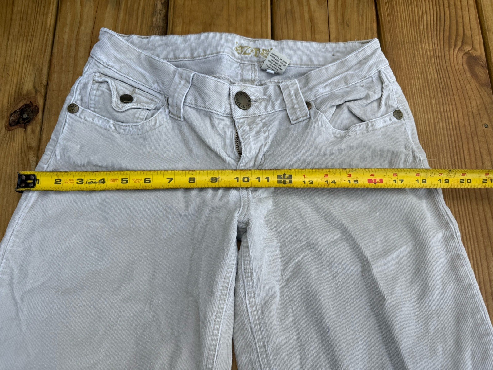 Vintage Y2K Zanadi Low Rise Corduroy Wide Leg Gaucho Capris Size 11