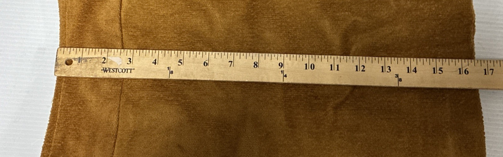 Vintage 50s Juniors by Vassar Brown Mini Skirt Cotton Size 7 – NWT