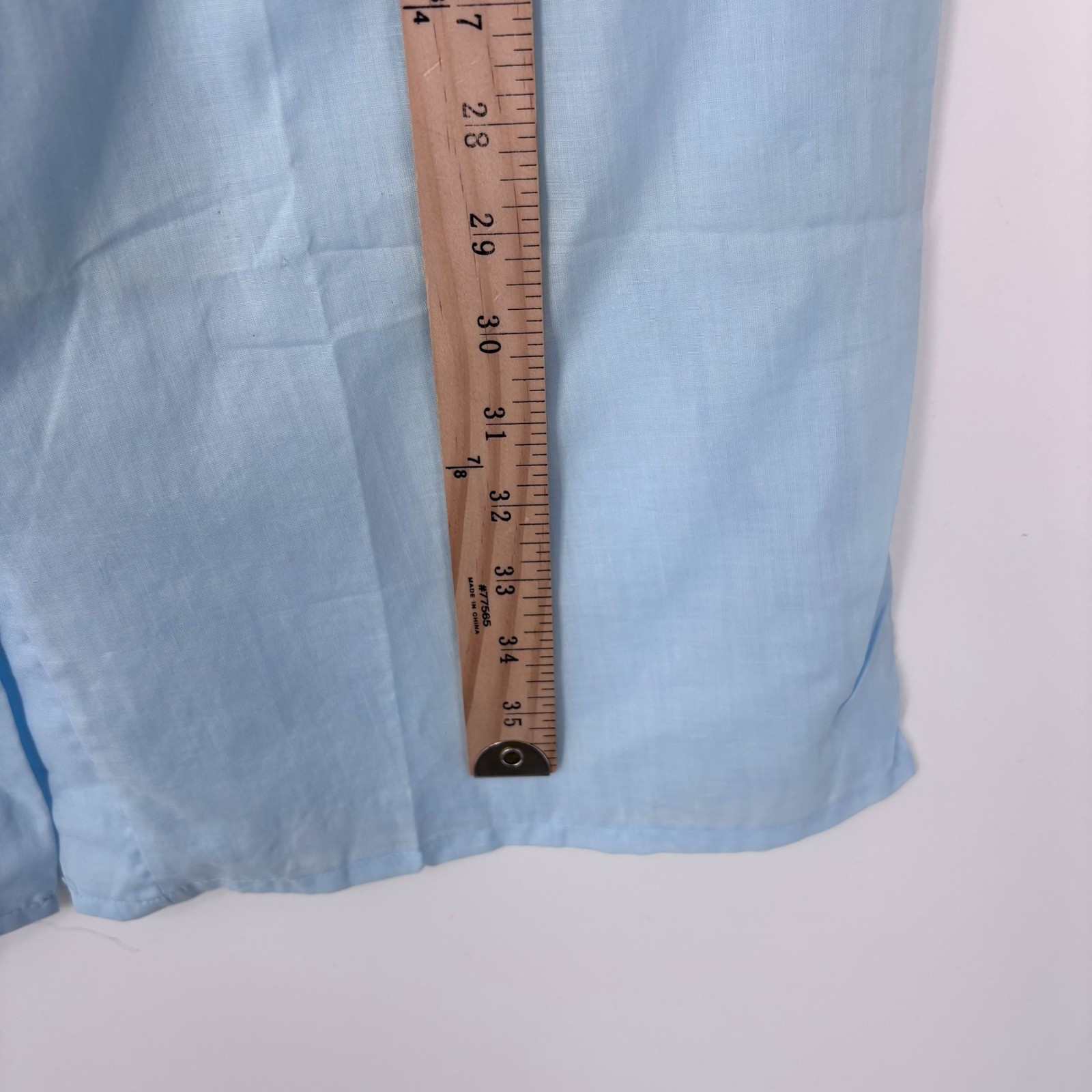Springmaid Nymphorm Sleep Coat Women Small Blue Smocked Embroidered Vintage NWT