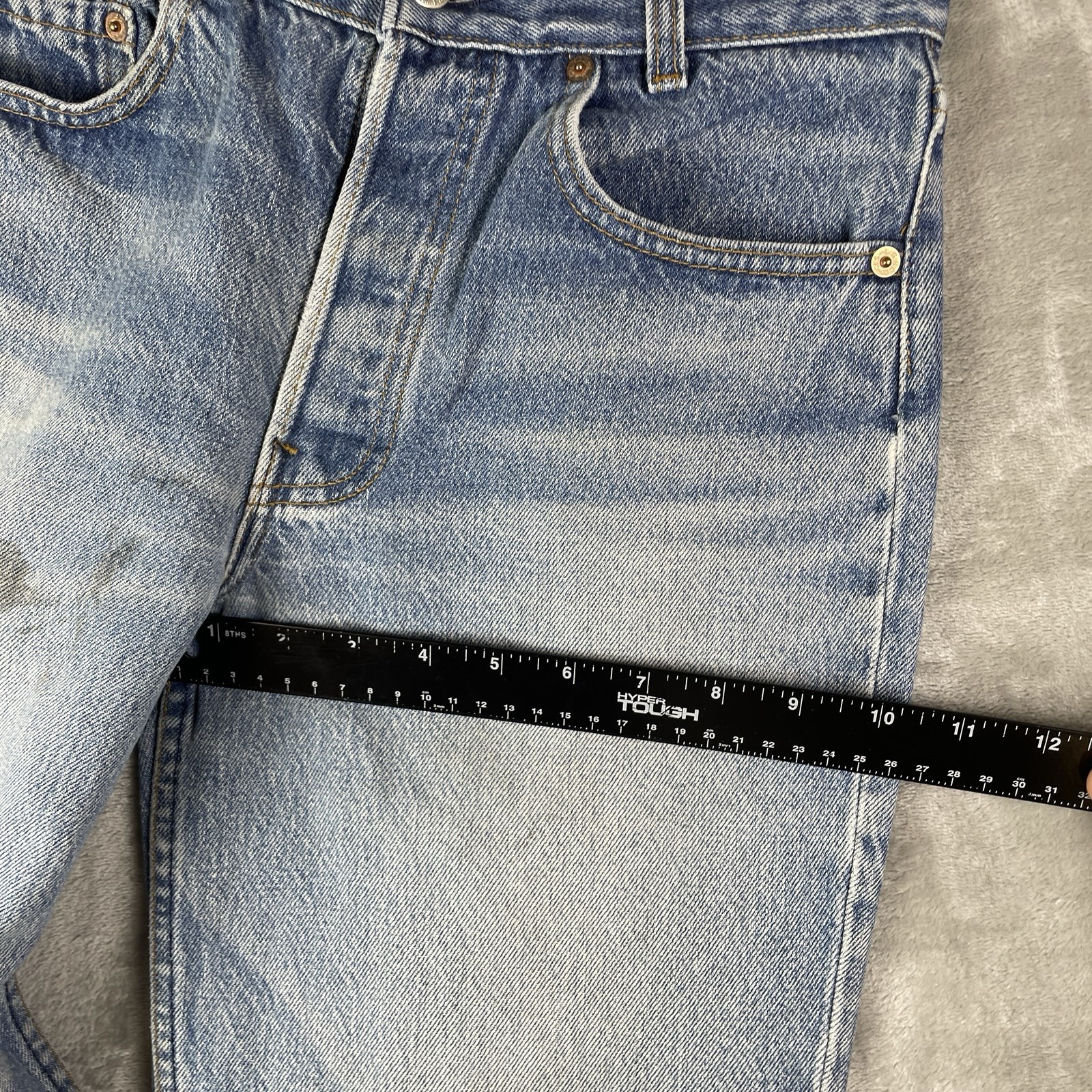 Vintage Levis 701 Student Fit Jeans 28×30 Fits 27×29 Made in USA 90s Button Fly