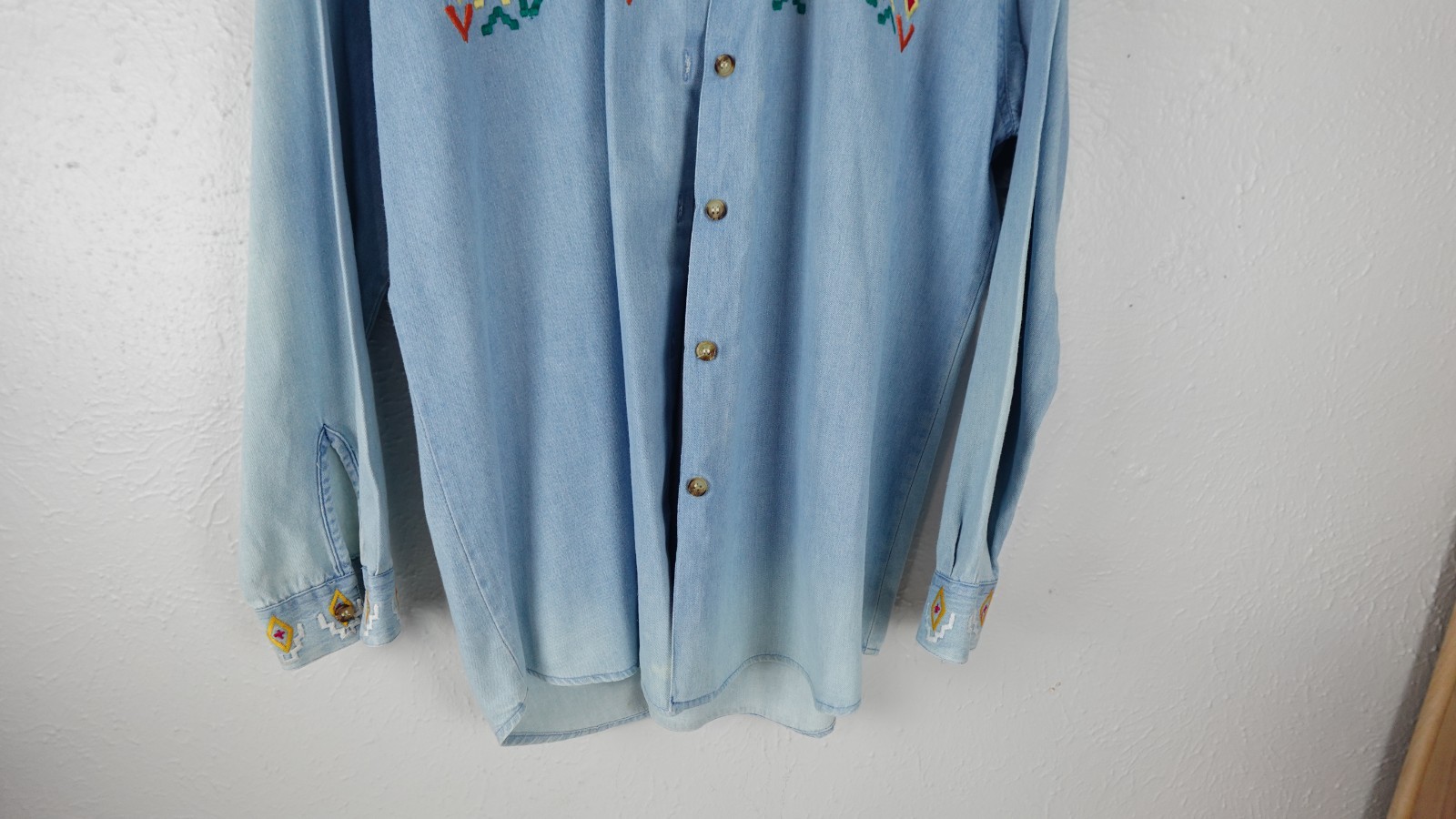 Vintage aiger Southwest Native American Button Up Shirt large