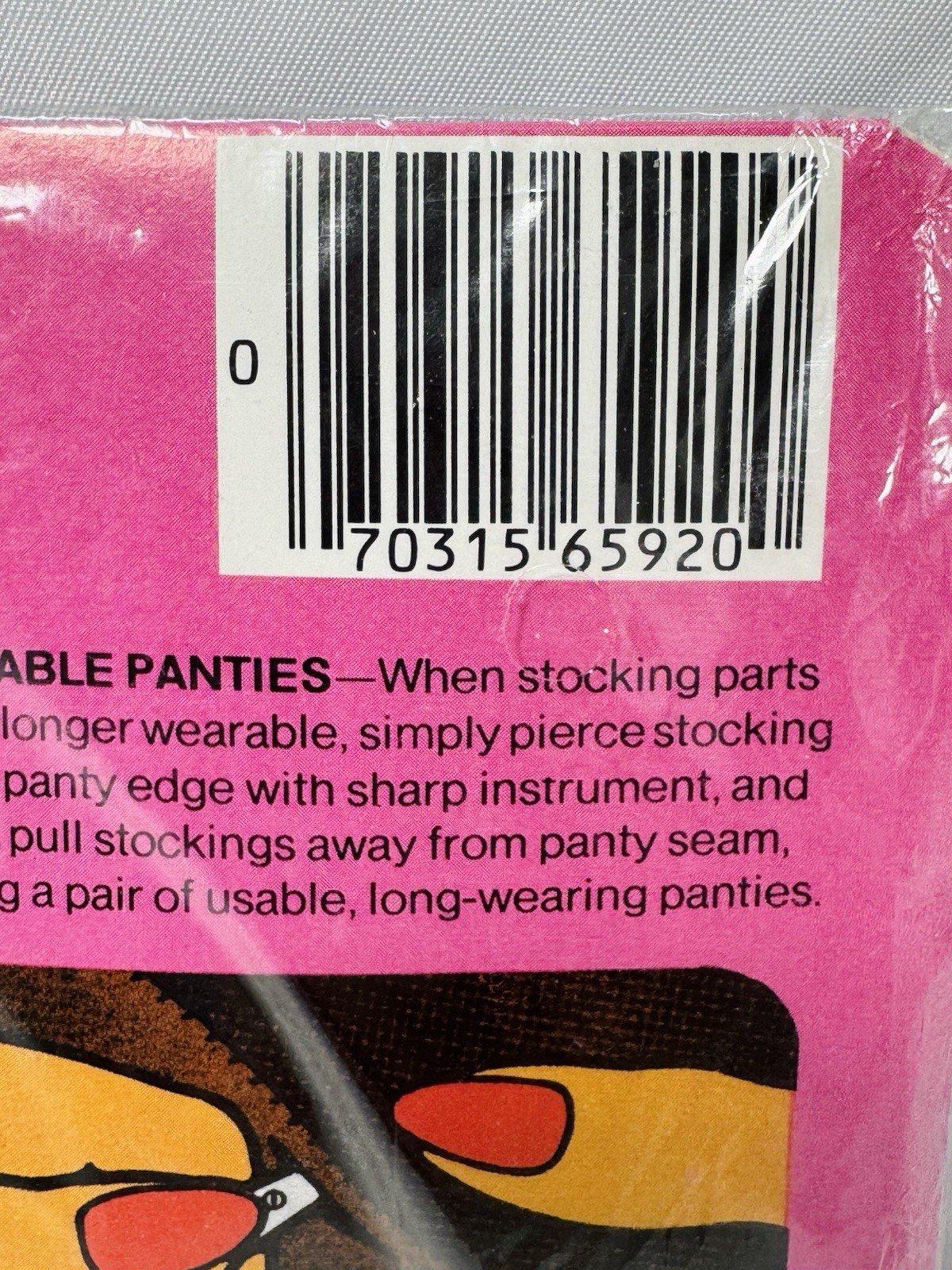 Vintage Big Mama PantyHose Large Support Legsavers Reusable Panty 1980 Prop