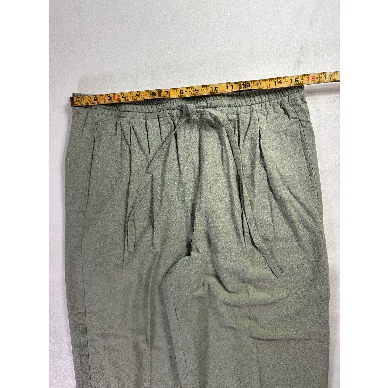 Selene Sport Sage Green 100% Silk 2-Piece Tracksuit Bomber Jacket Pants Set XL